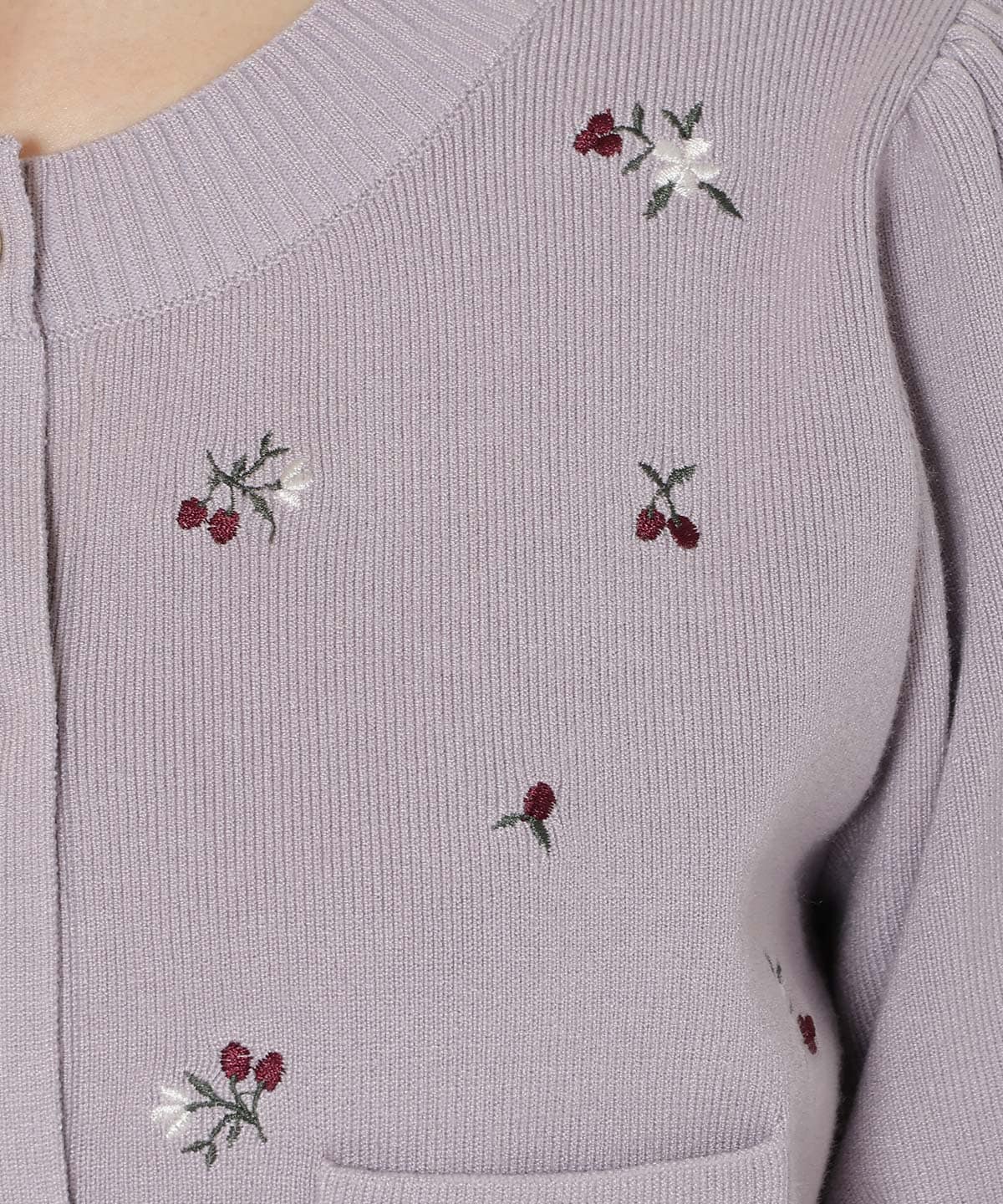 【8/7(fri)20時発売】モチーフ刺繍カーディガン