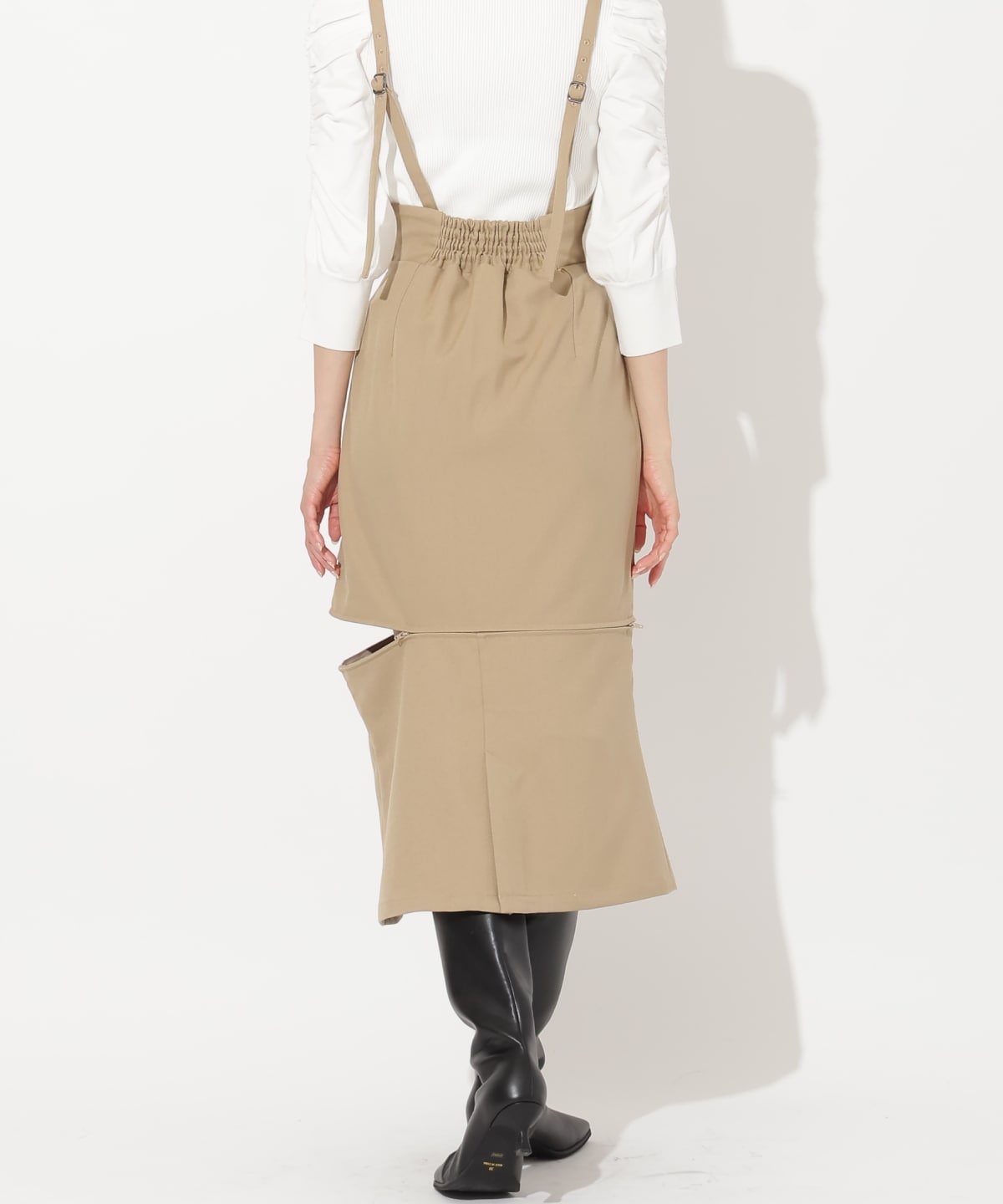 サスペ付き2wayスカート