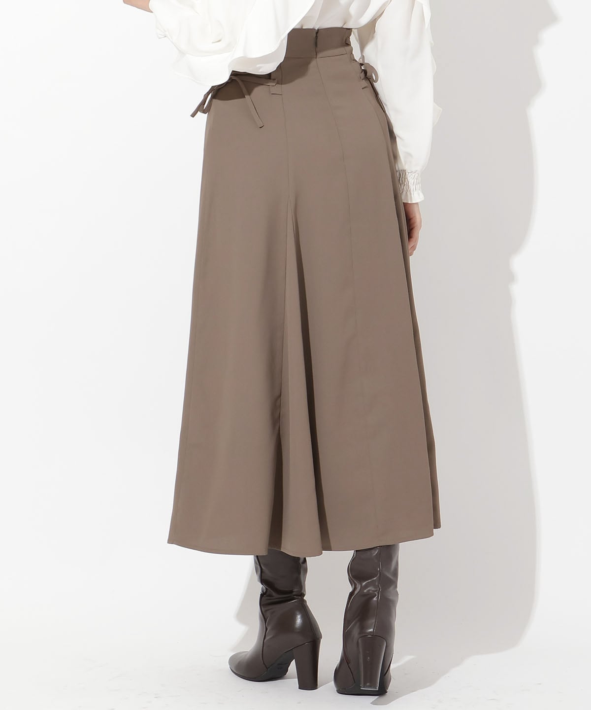 サイドレースアップフレアスカート