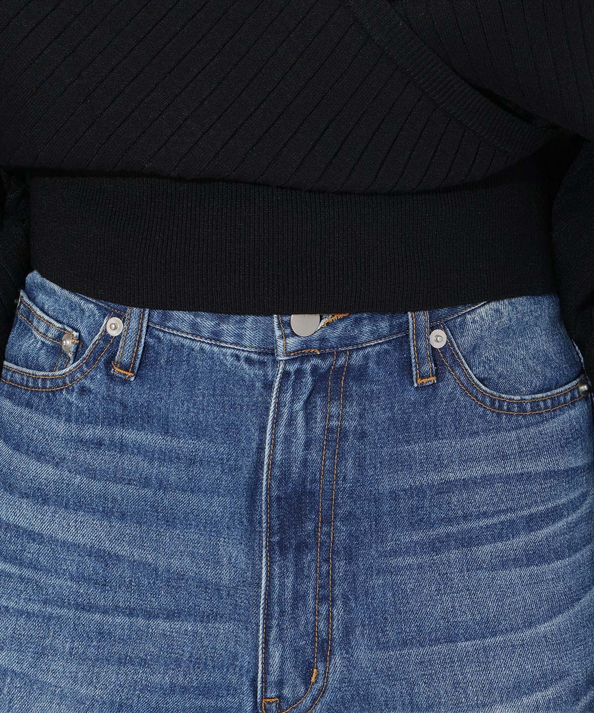 デニムバギーパンツ