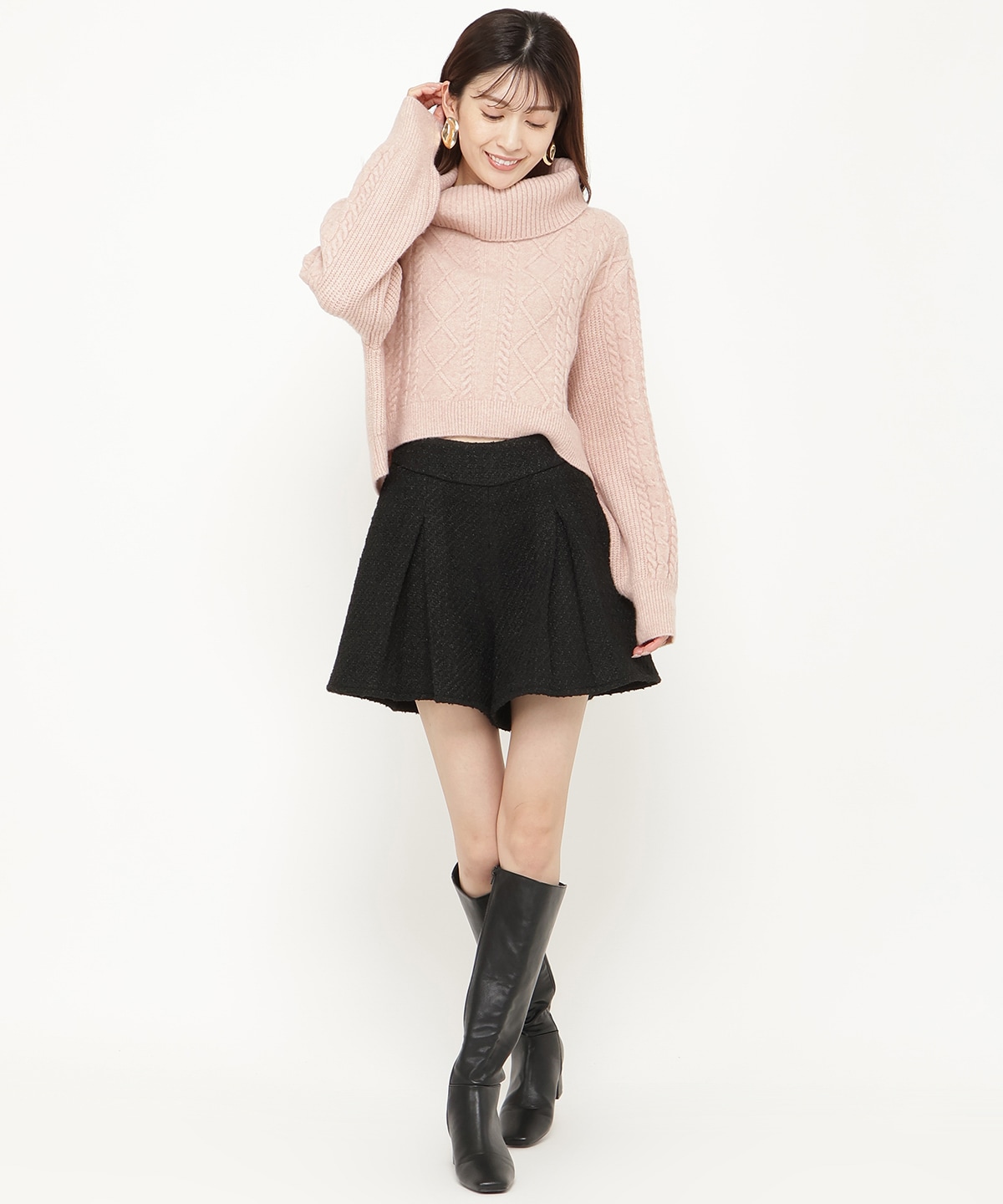 ツイードショートパンツ