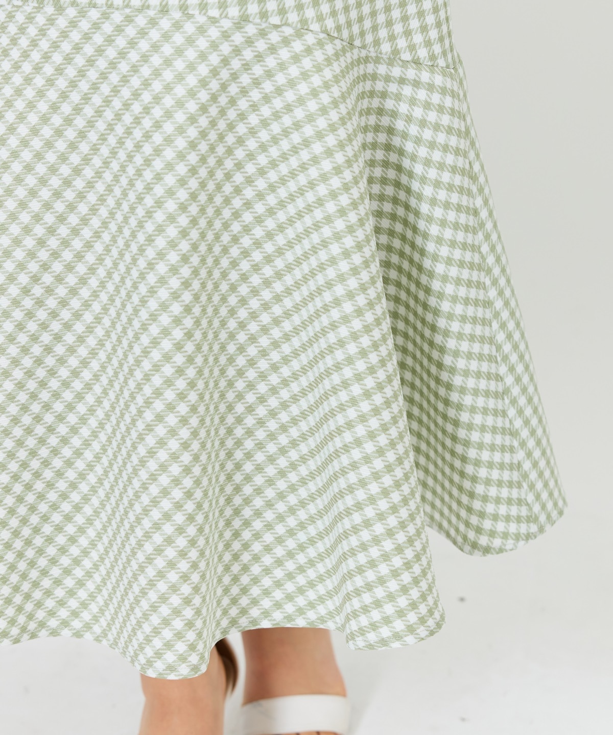 千鳥柄マーメイドスカート