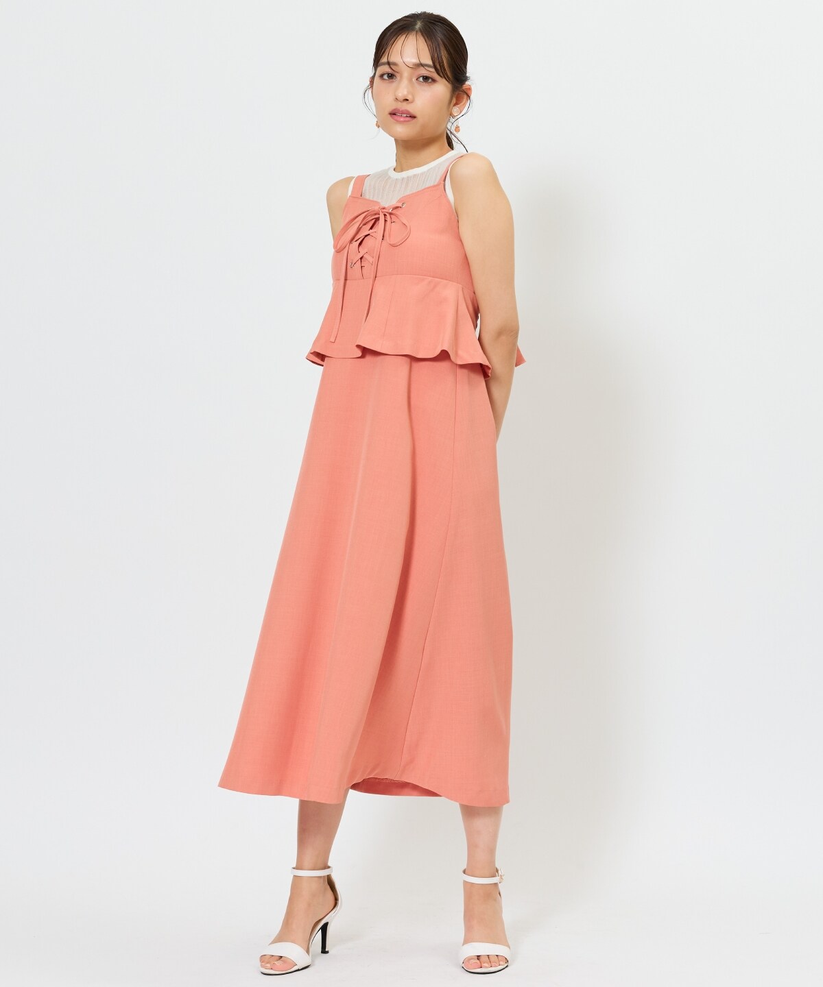 フロントレースアップジャンスカ