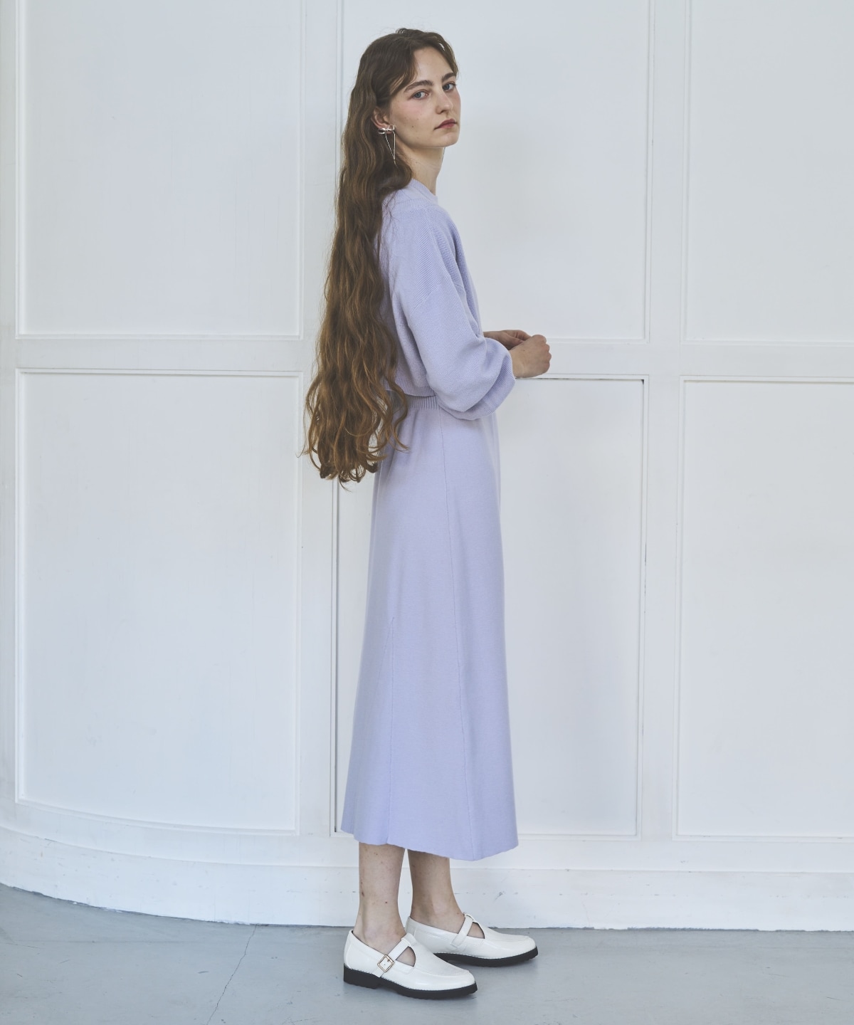 アンサンブルニットワンピース