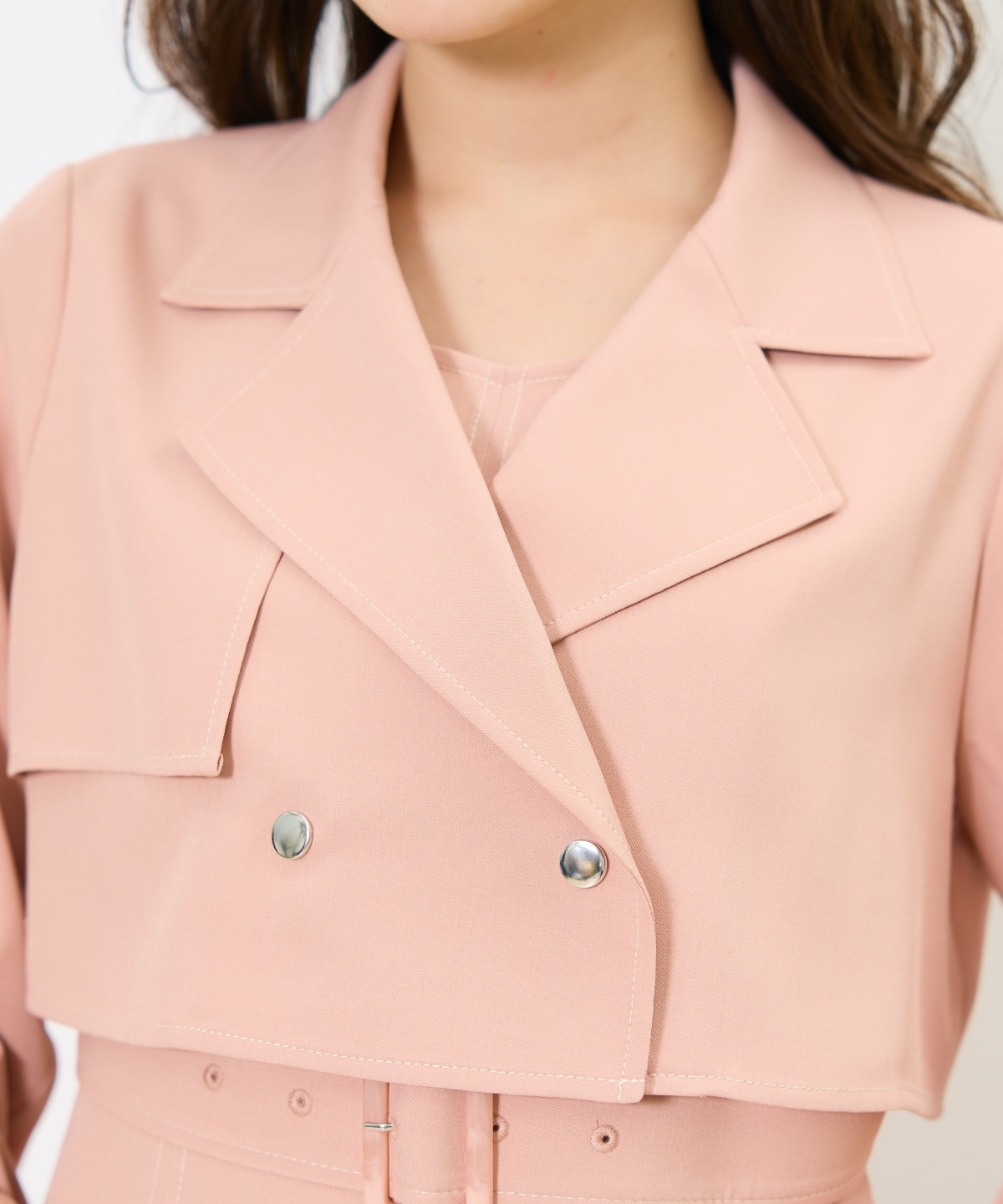 トレンチライクアンサンブルワンピース