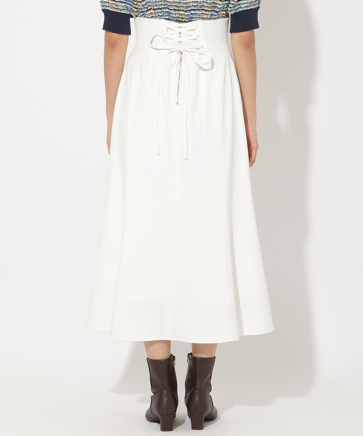 サイドリブラッフルマーメイドスカート