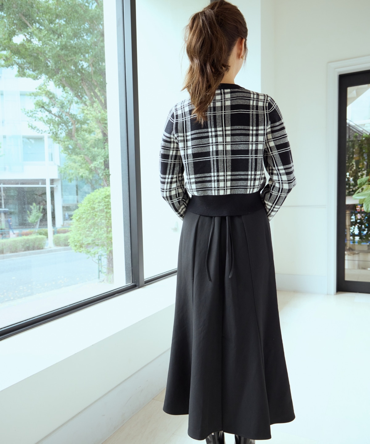 フロントZIPマーメイドスカート