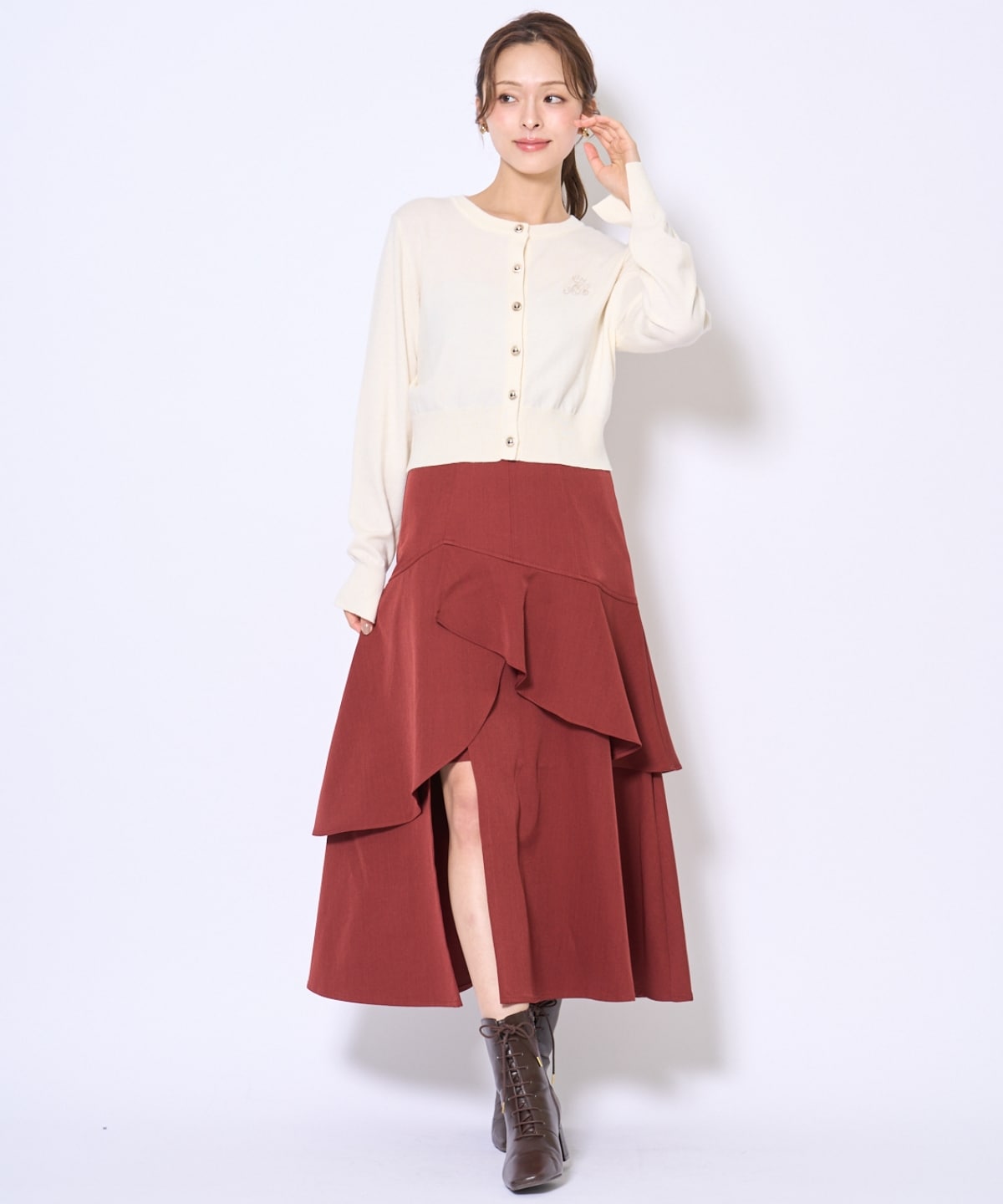 インナーミニティアードスカート