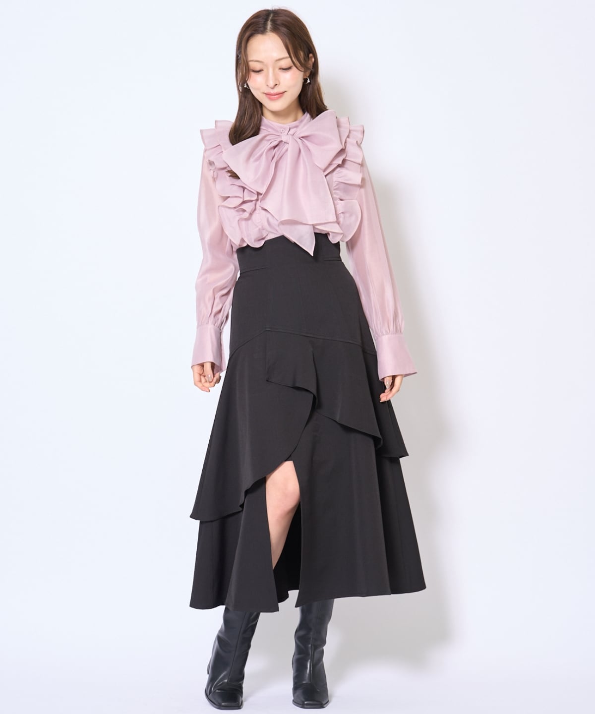 インナーミニティアードスカート