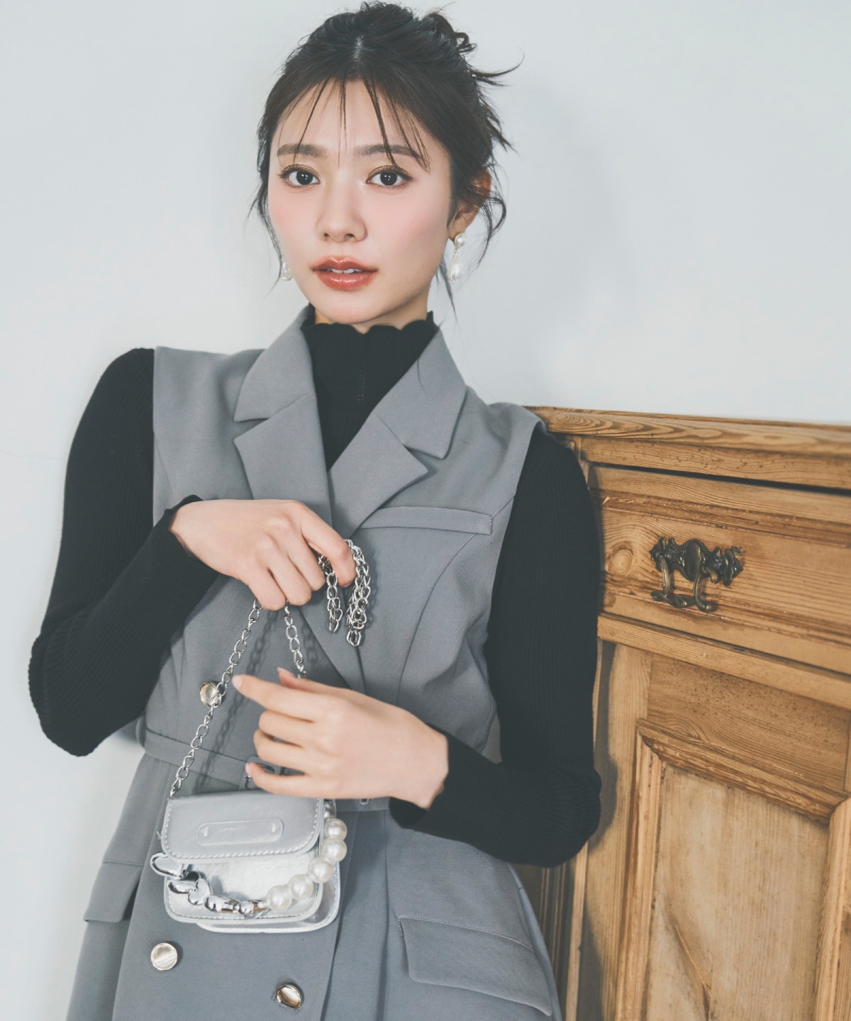 2WAYテーラードジレミニワンピース