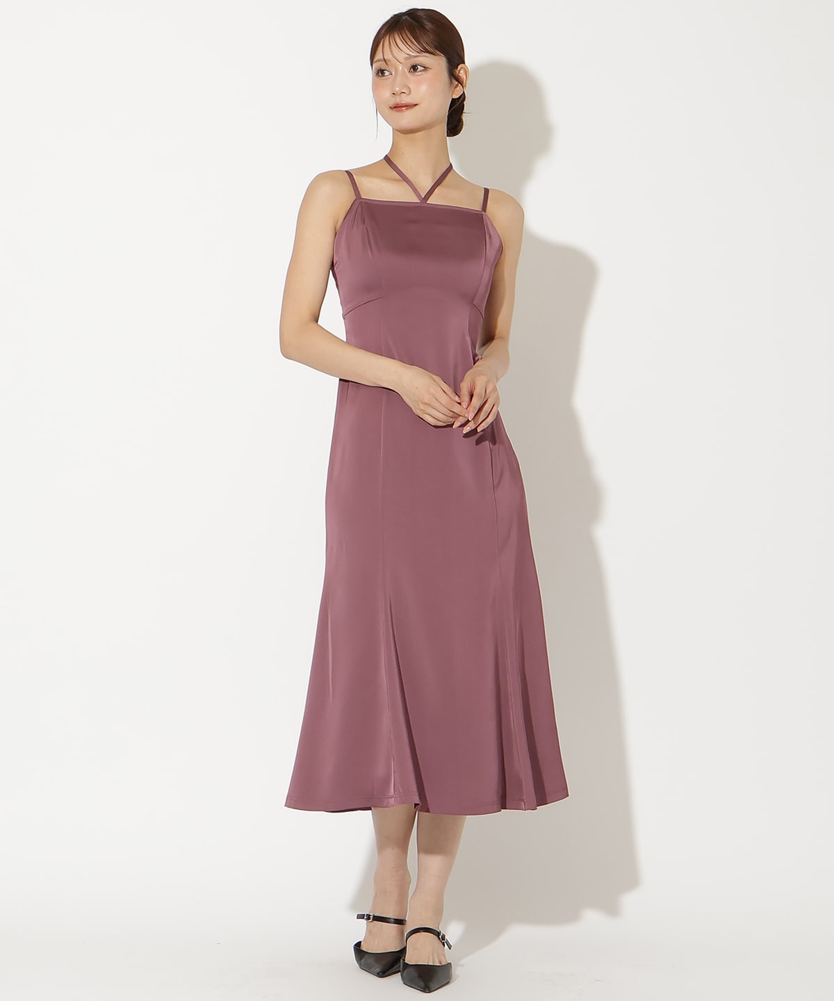 ティアードスリーブレイヤードドレス