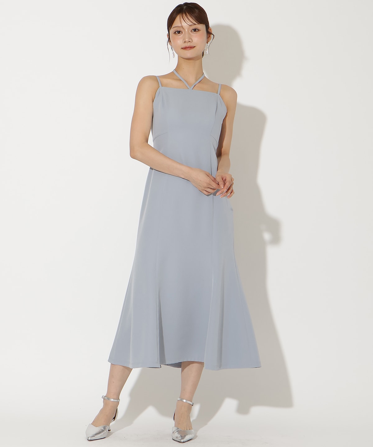 ティアードスリーブレイヤードドレス