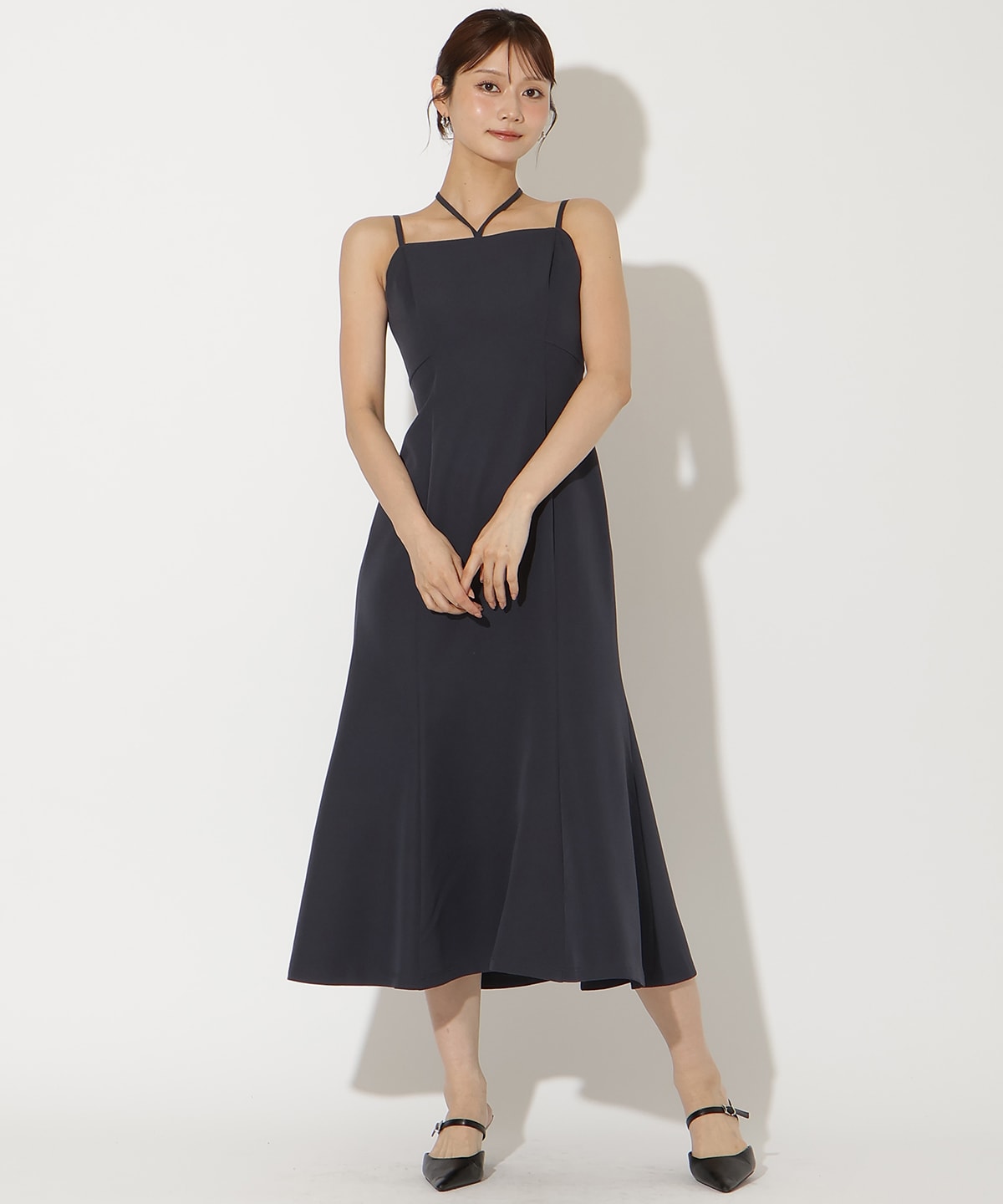 ティアードスリーブレイヤードドレス