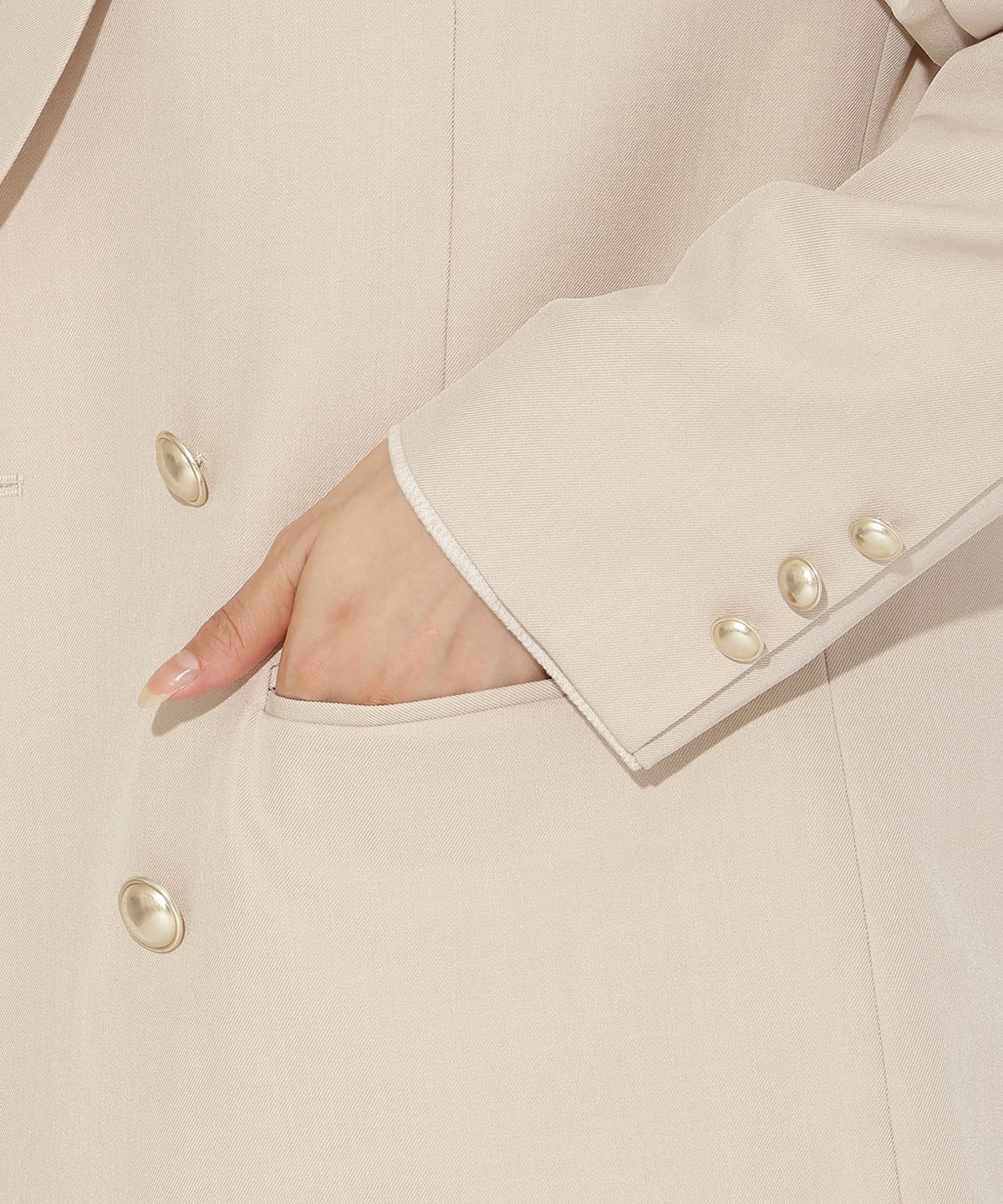 ダブルブレストテーラードジャケット