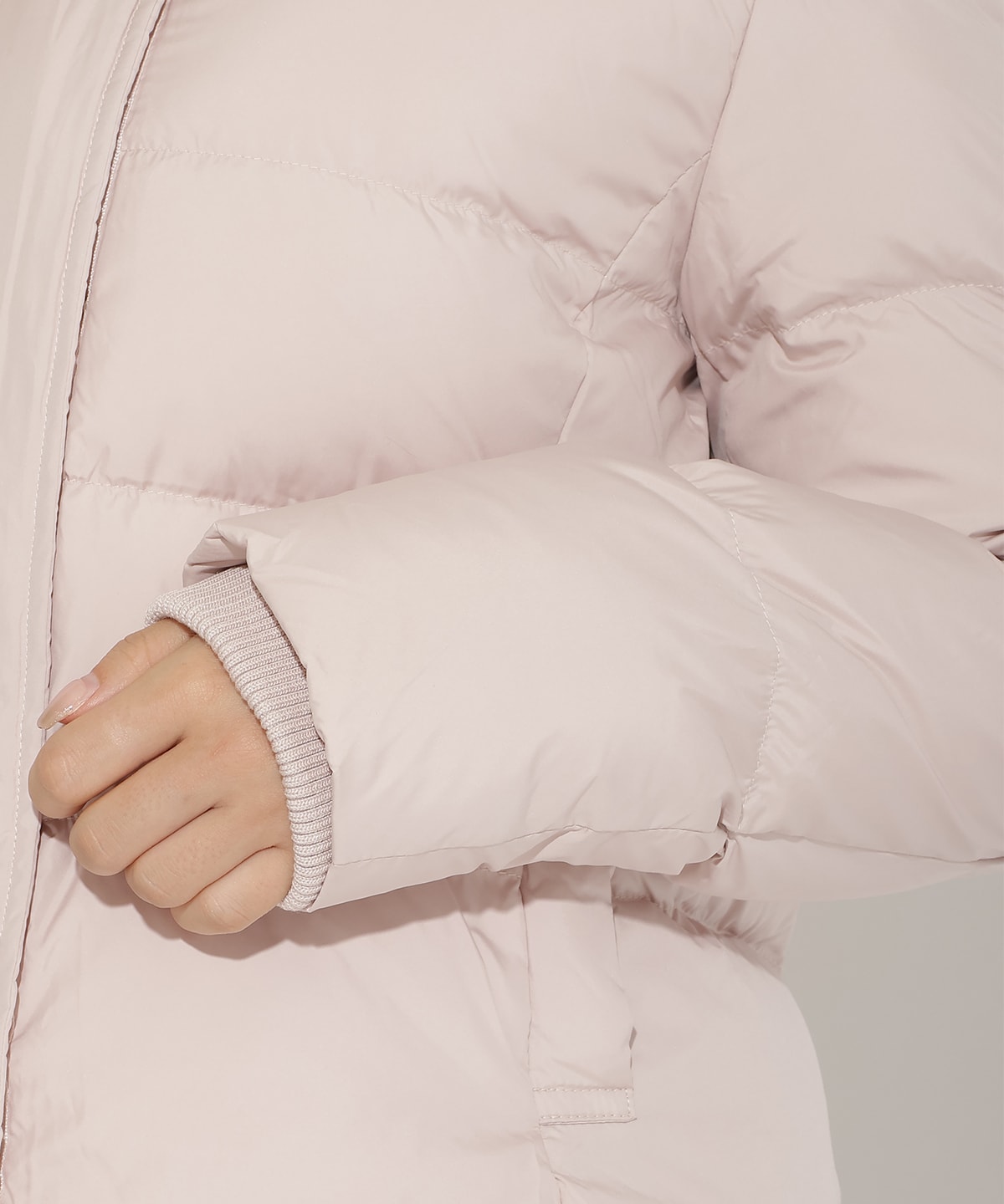 FOXファー付きショートダウン