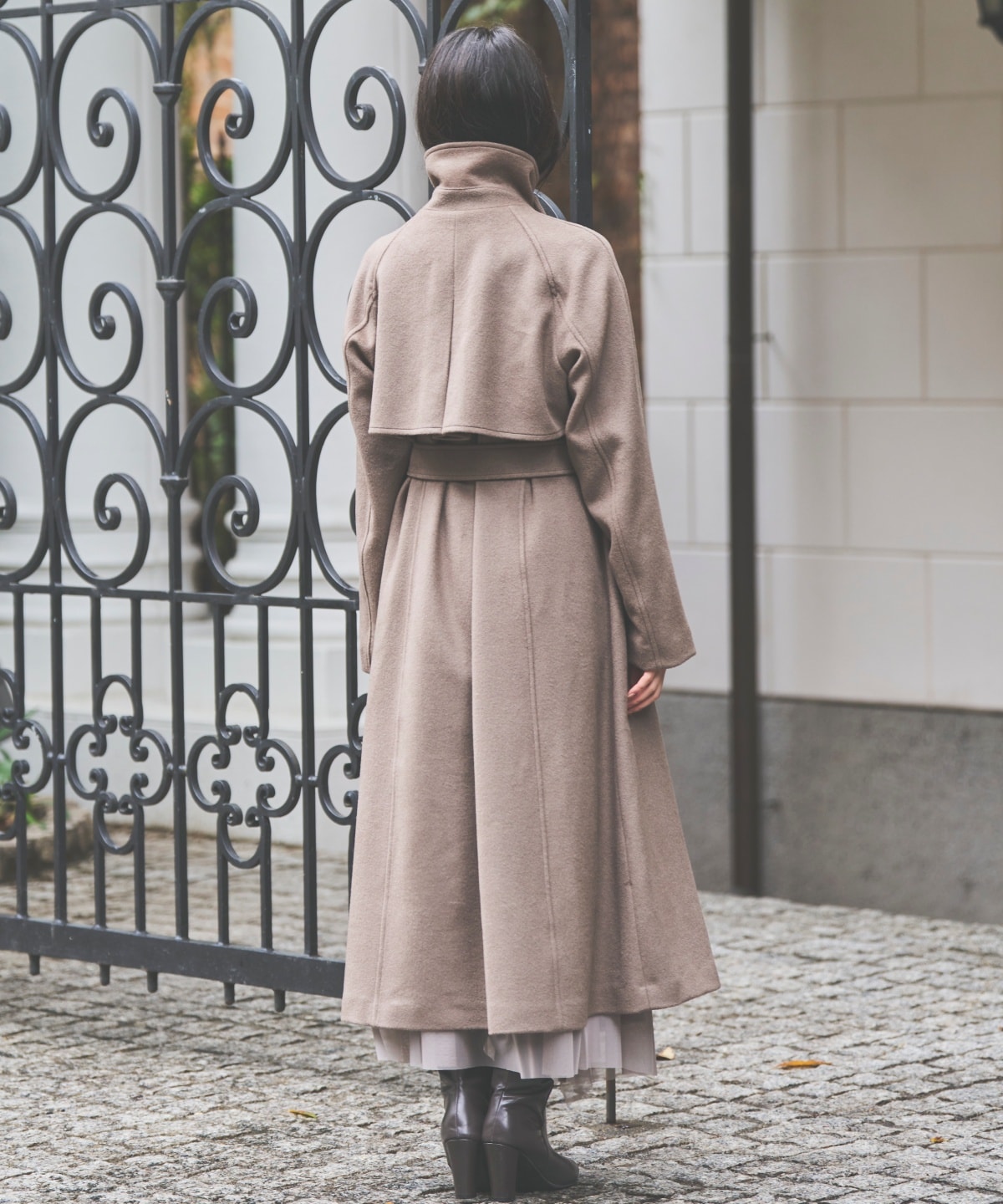 ウールビーバーロングコート