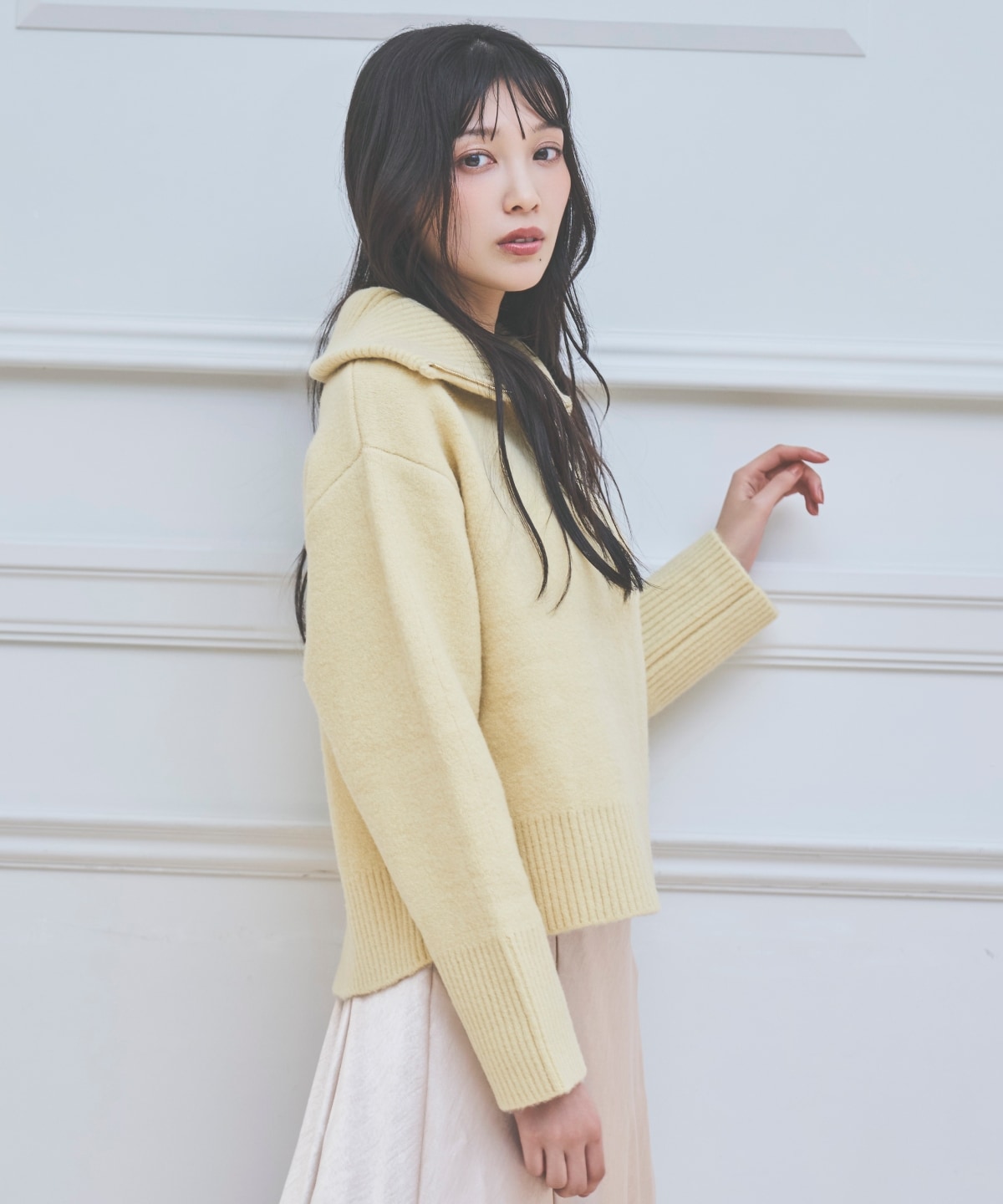 ZIPビッグカラープルオーバー