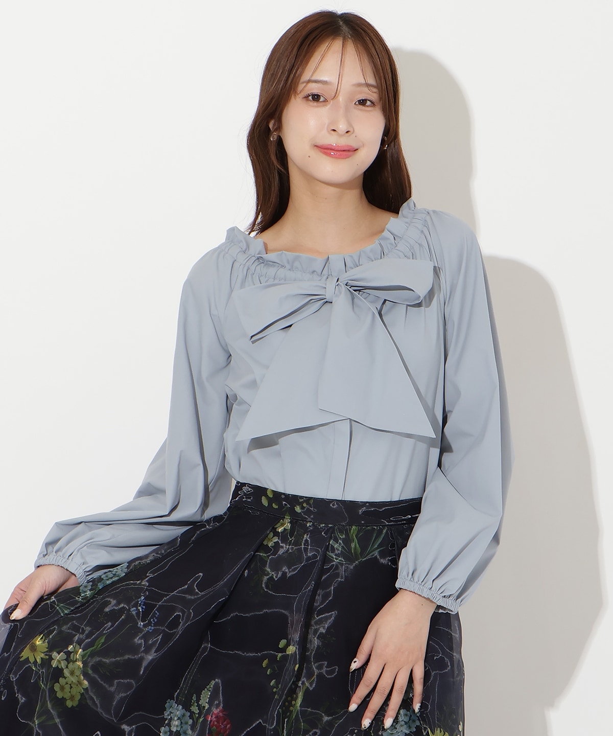 【先行予約受付中】ドロストボウタイ2WAYブラウス