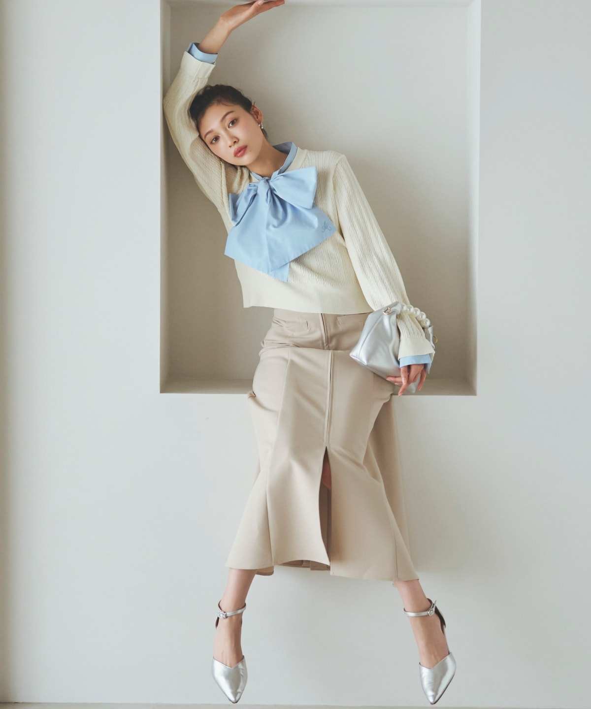 【先行予約受付中】フロントZIPマーメイドスカート