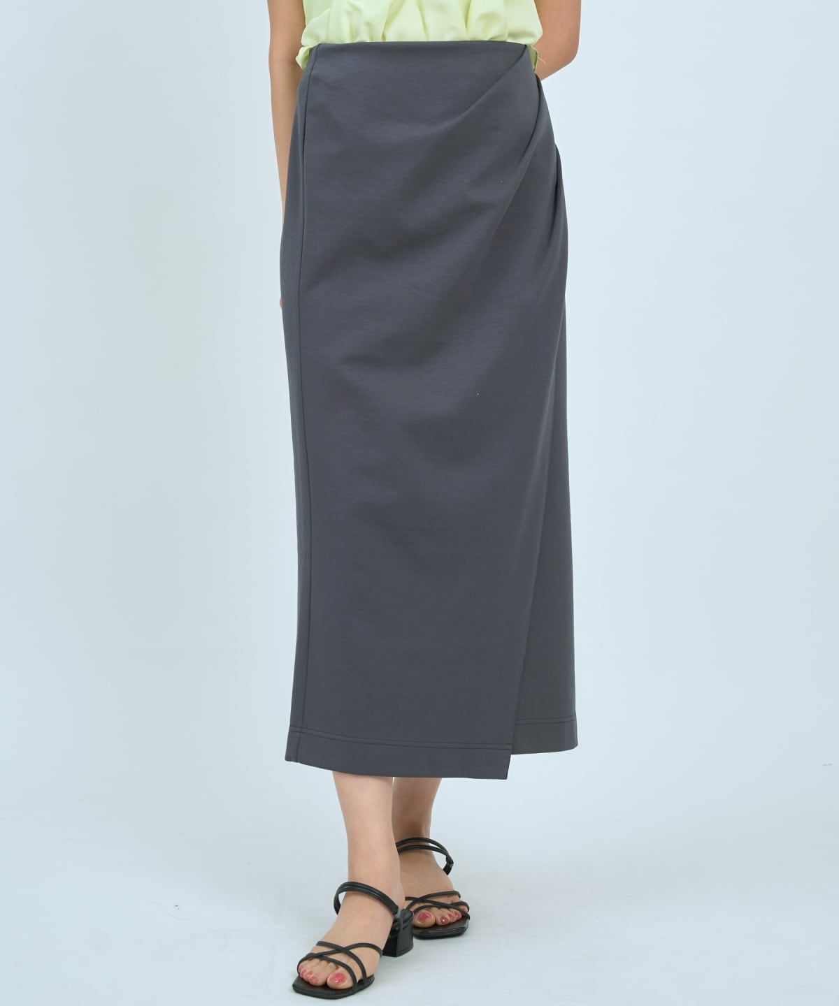 【先行予約受付中】ハイストレッチタックストレートスカート