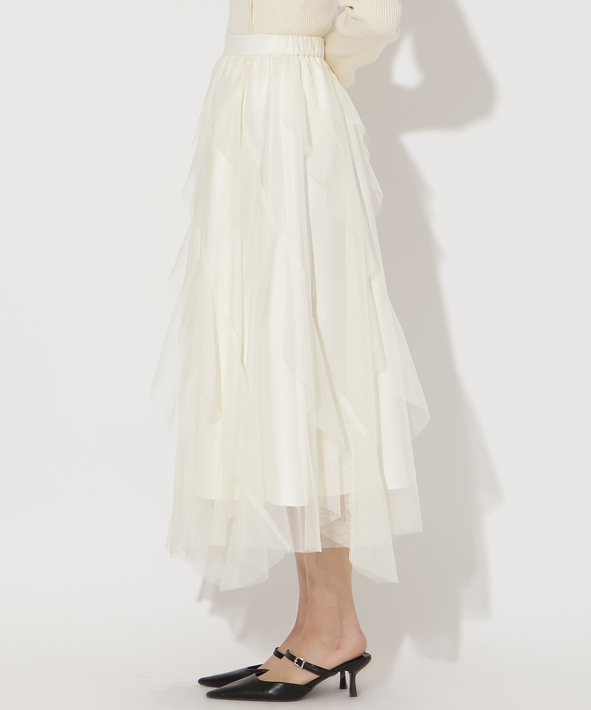 【先行予約受付中】ラッフルフリルチュールスカート