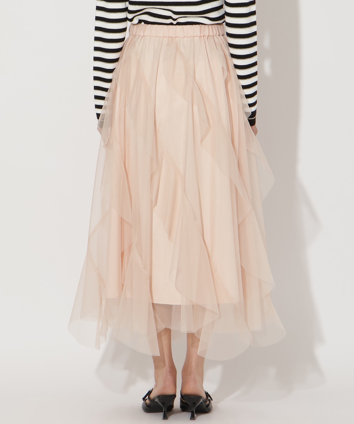 【先行予約受付中】ラッフルフリルチュールスカート