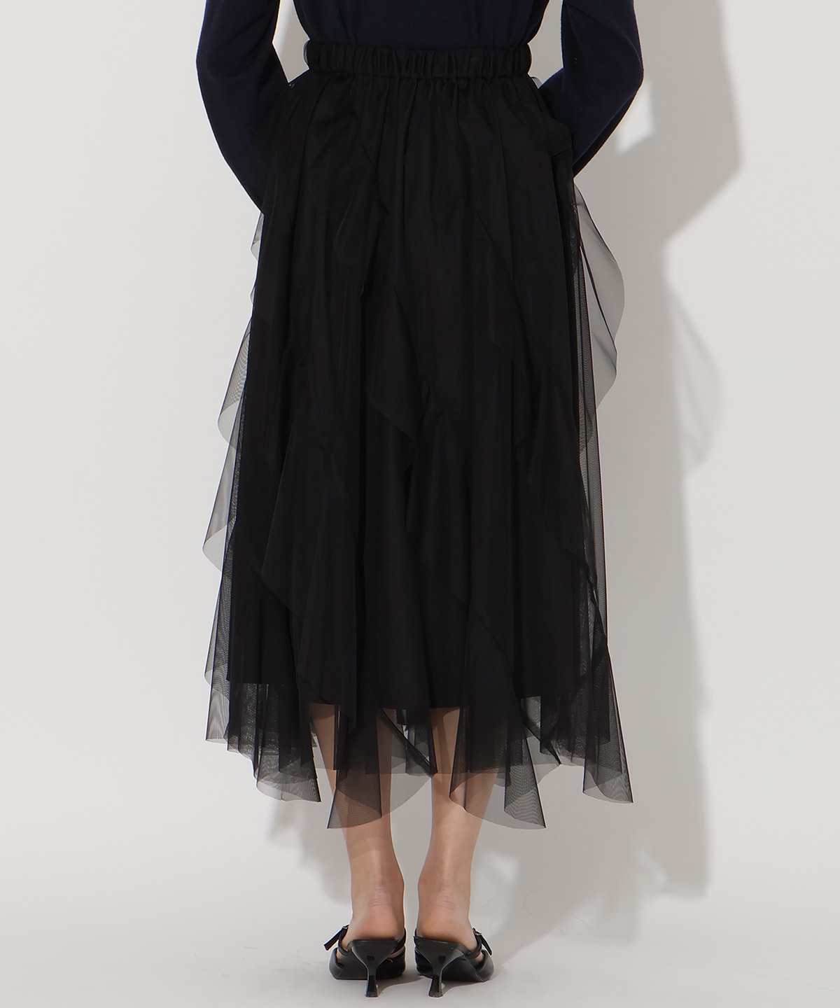 【先行予約受付中】ラッフルフリルチュールスカート