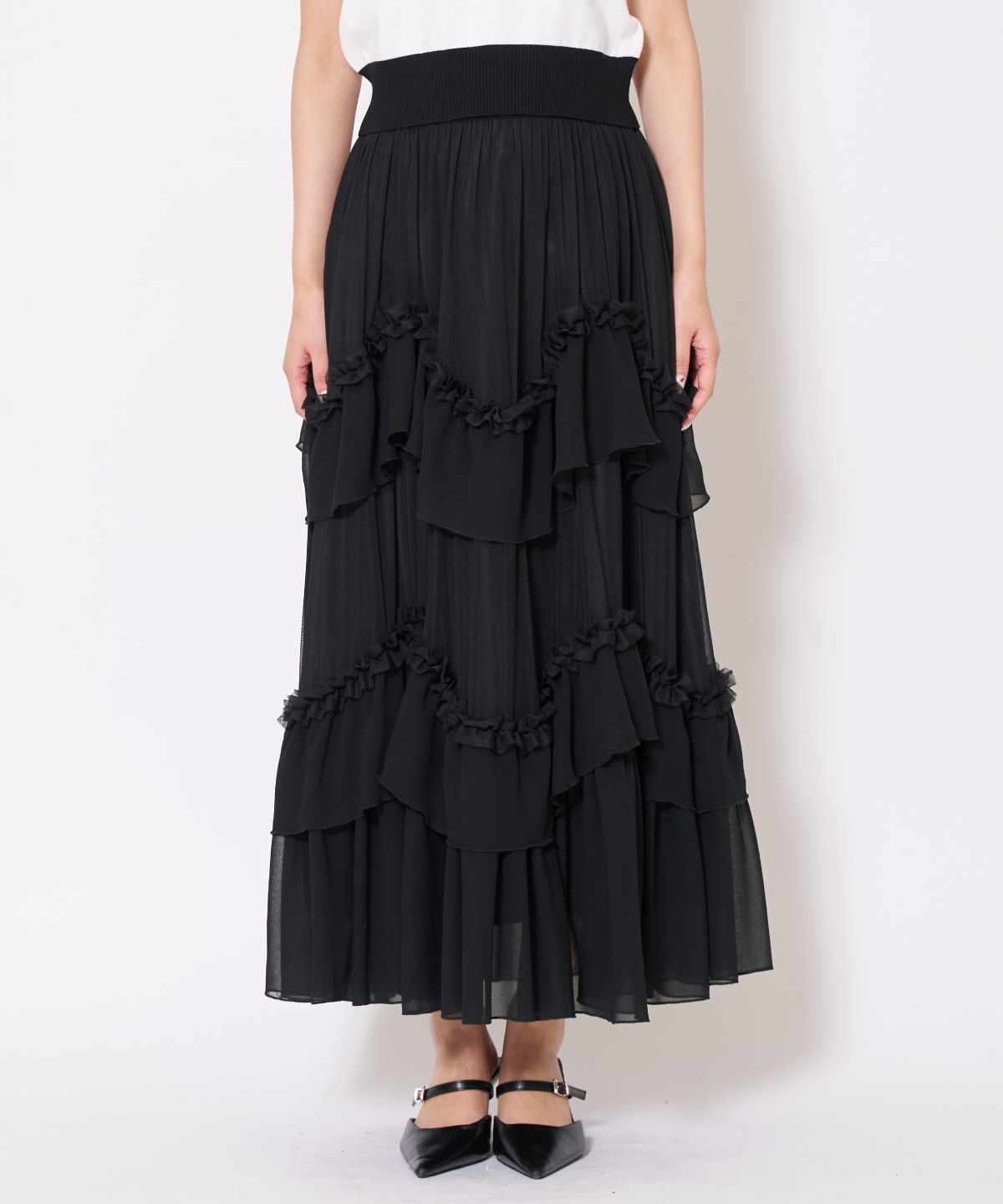 【先行予約受付中】ティアードチュールスカート