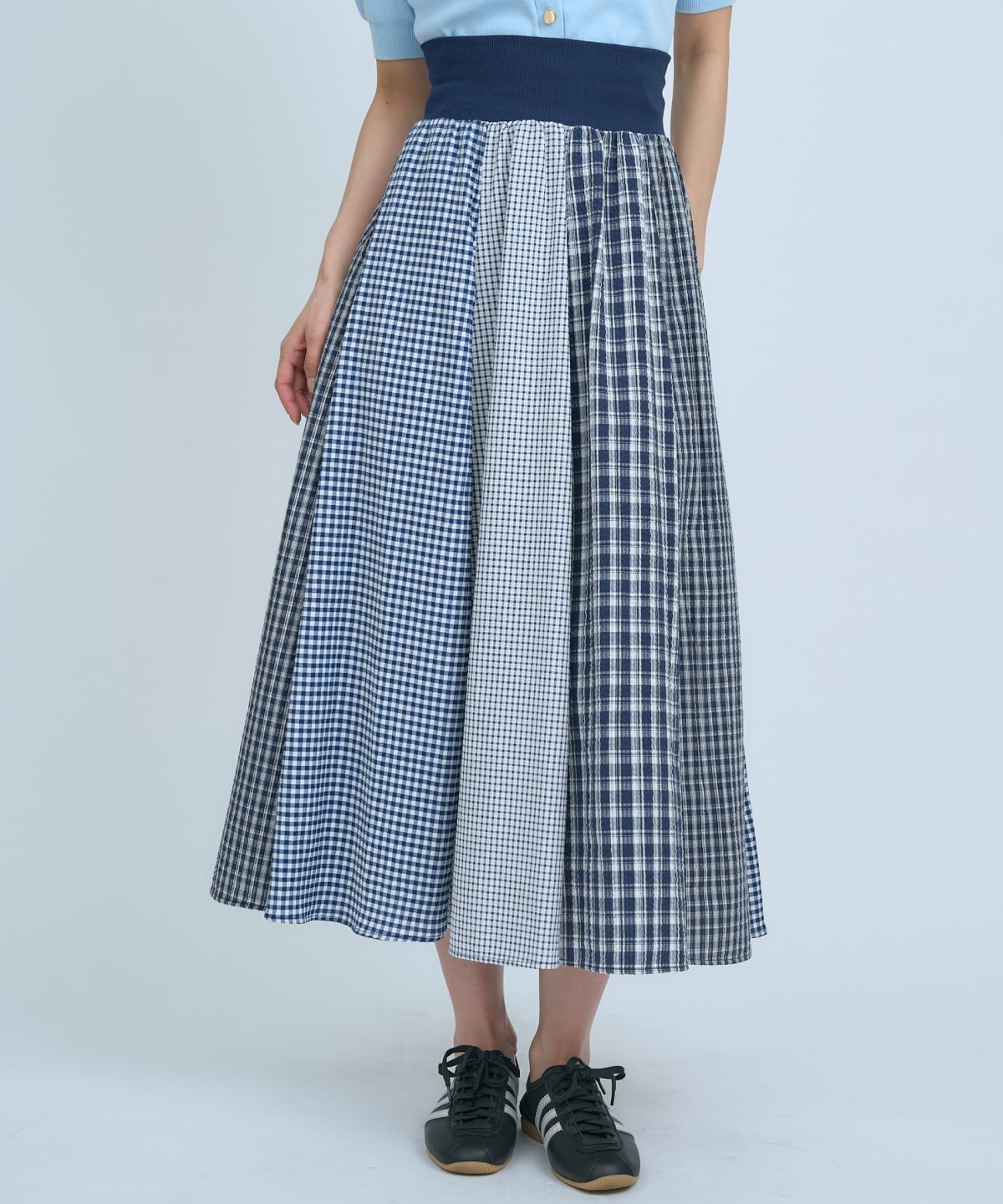 サッカーギンガム組み合わせスカート