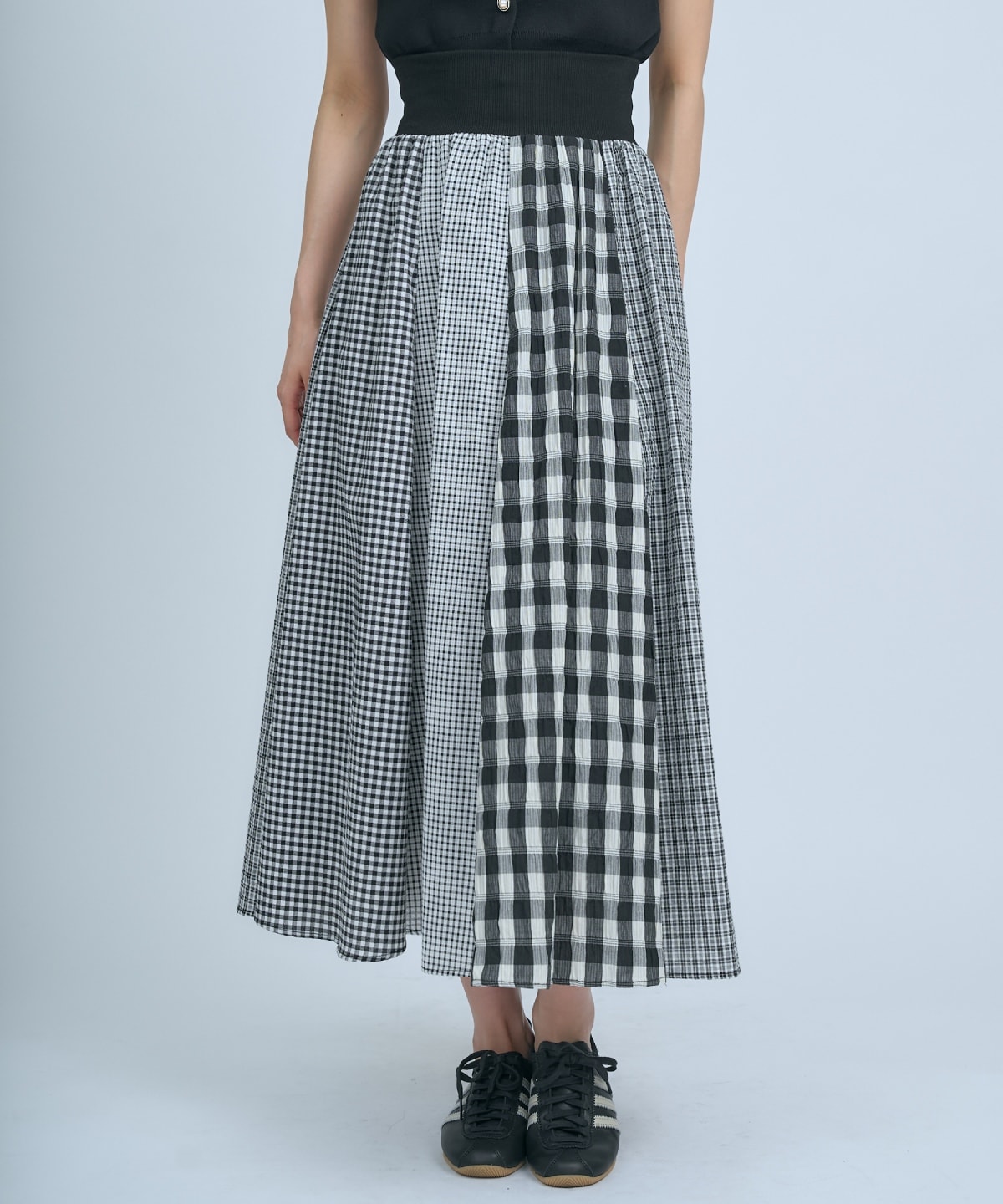 サッカーギンガム組み合わせスカート