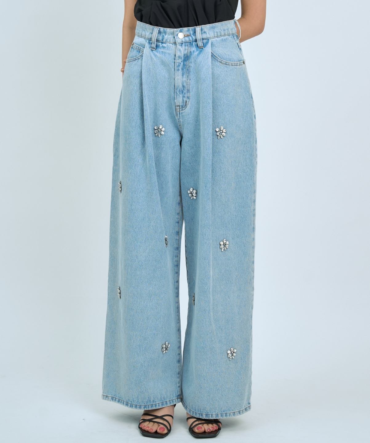 【先行予約受付中】ビジュータックデニムパンツ