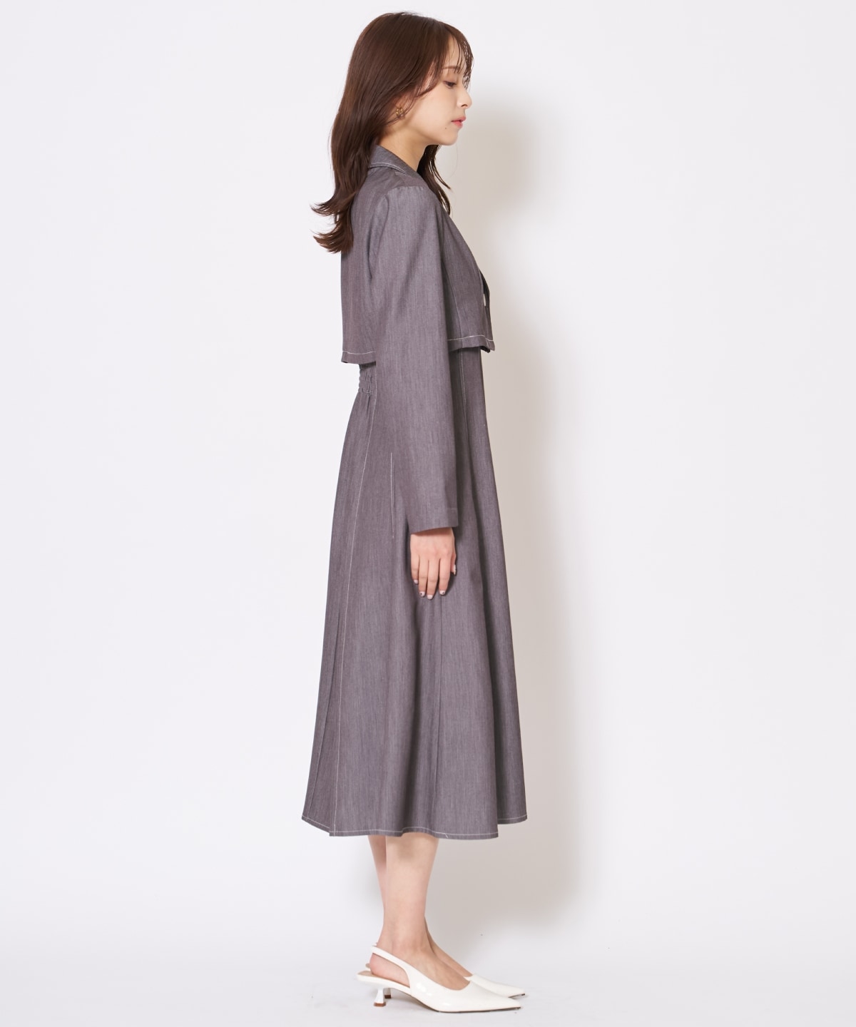 【先行予約受付中】ジャケット×ワンピースセットアップ