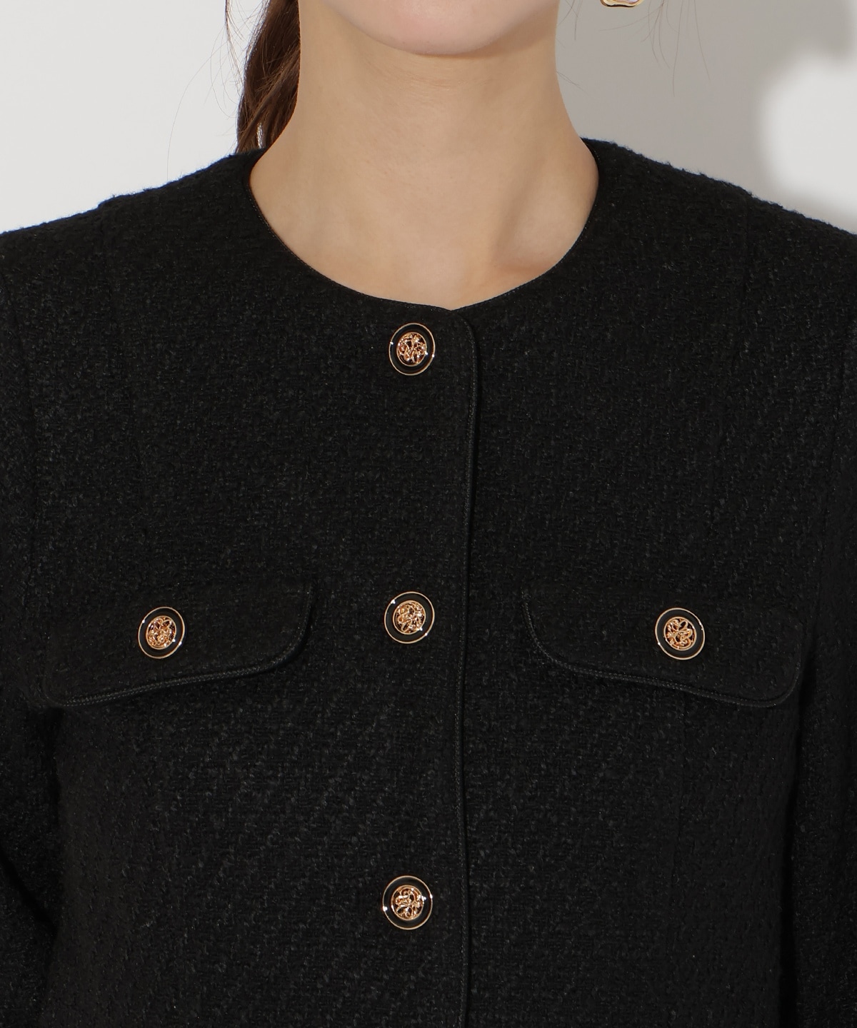 【先行予約受付中】ツイードミニワンピース