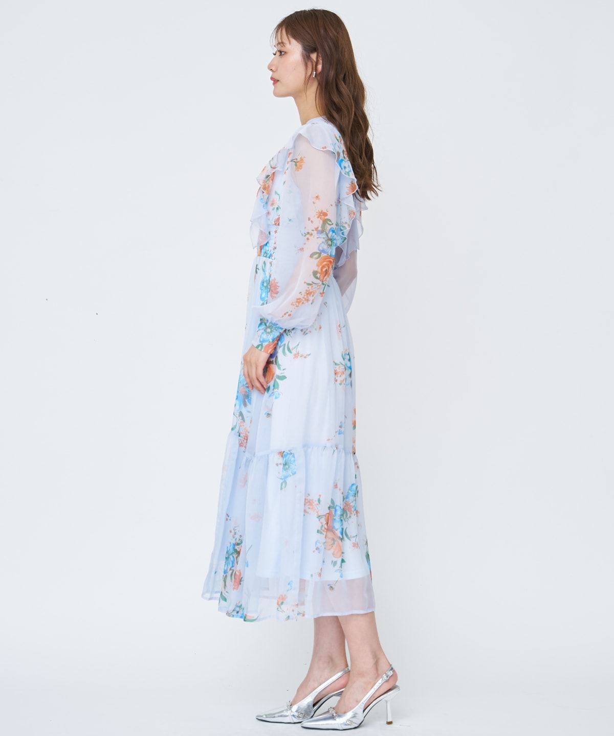 【先行予約受付中】フラワープリントタックワンピース