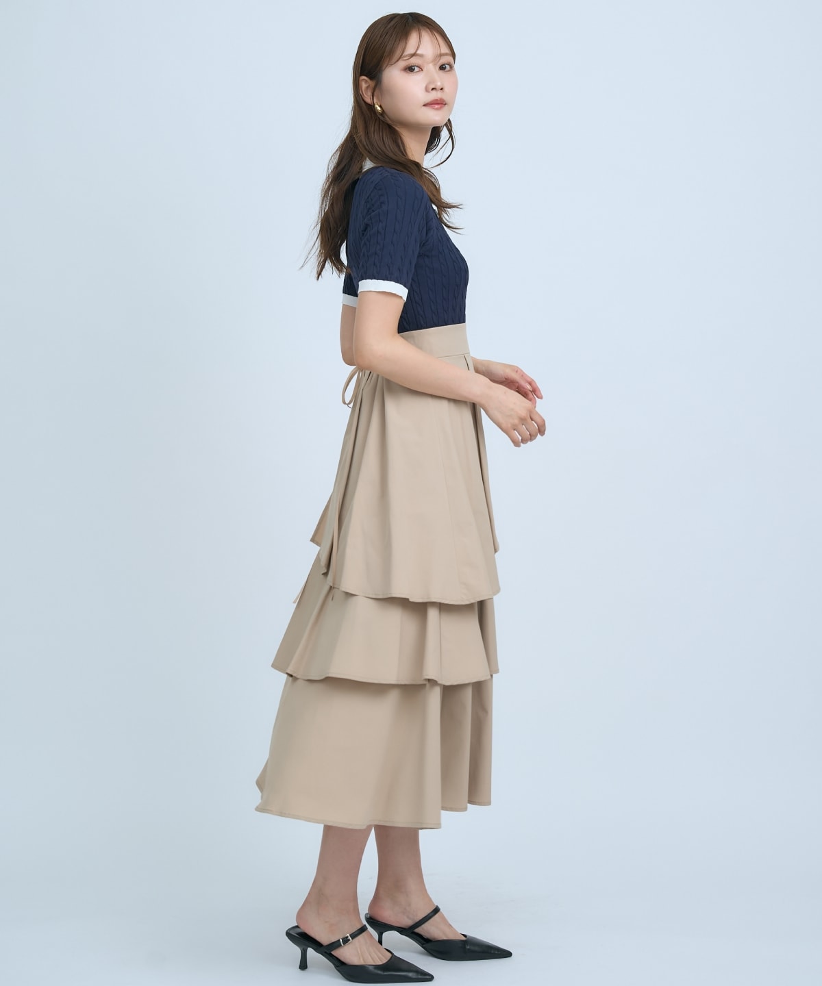 【先行予約受付中】イレギュラーヘムドッキングワンピース