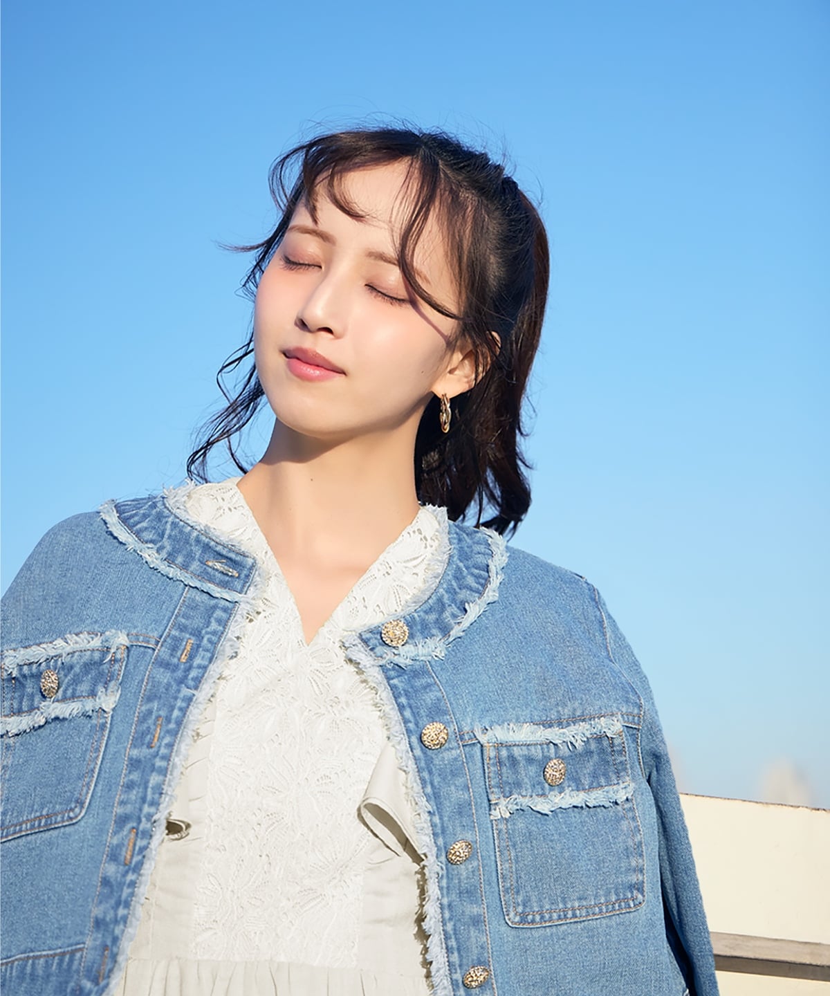 【先行予約受付中】Vネック襟レースティアードワンピース