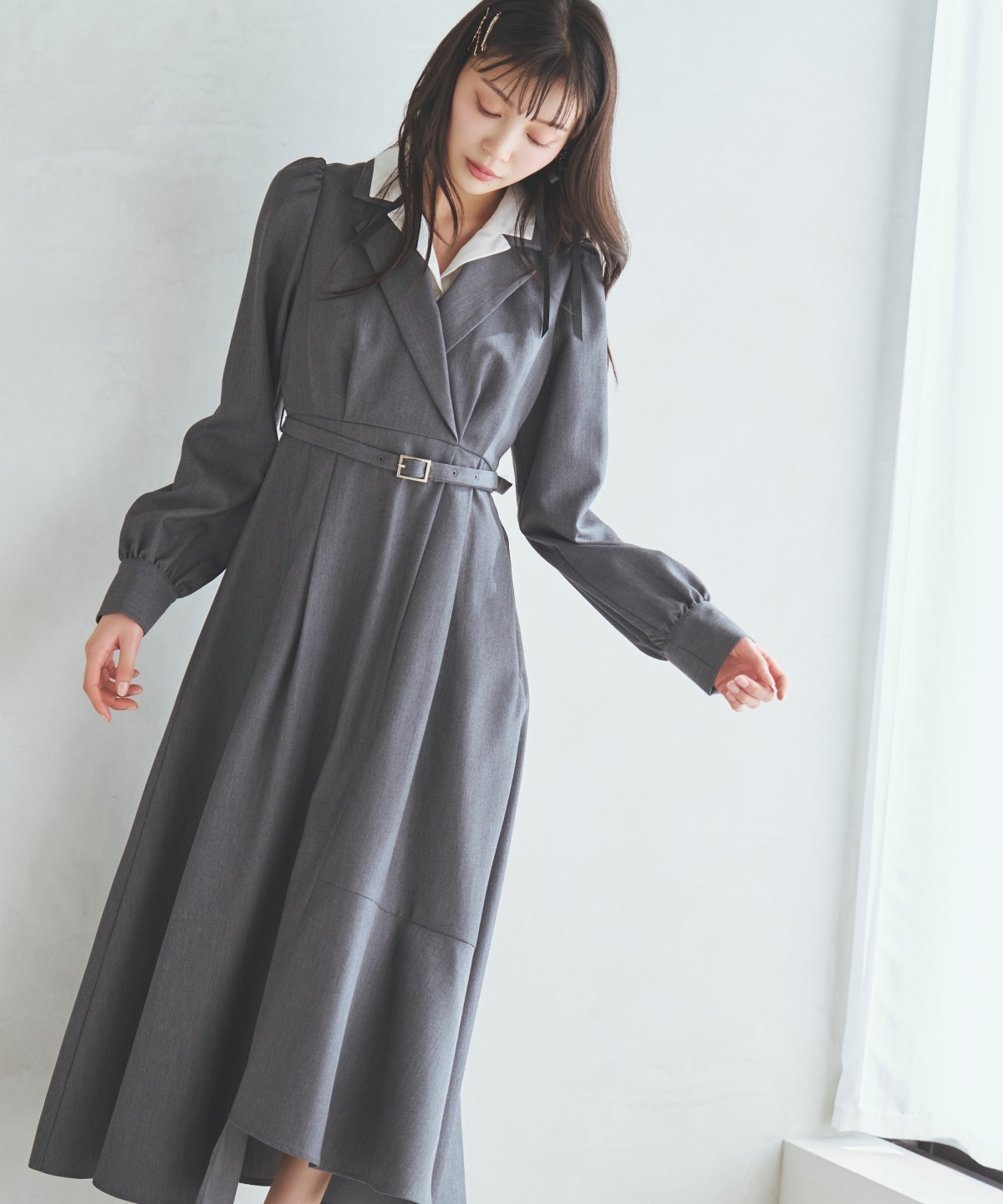 【先行予約受付中】ダブルカラーワンピース