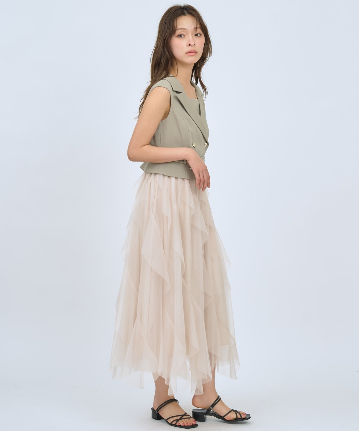 【先行予約受付中】アシメチュールトレンチジャンスカ