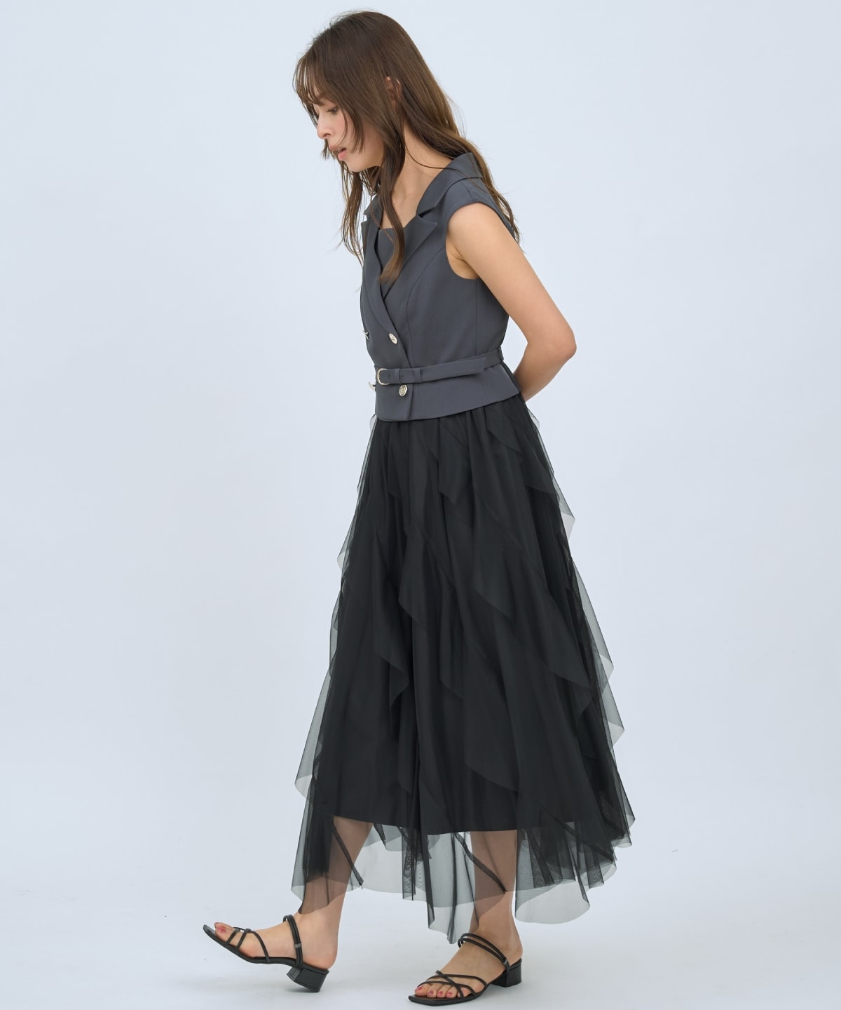 【先行予約受付中】アシメチュールトレンチジャンスカ