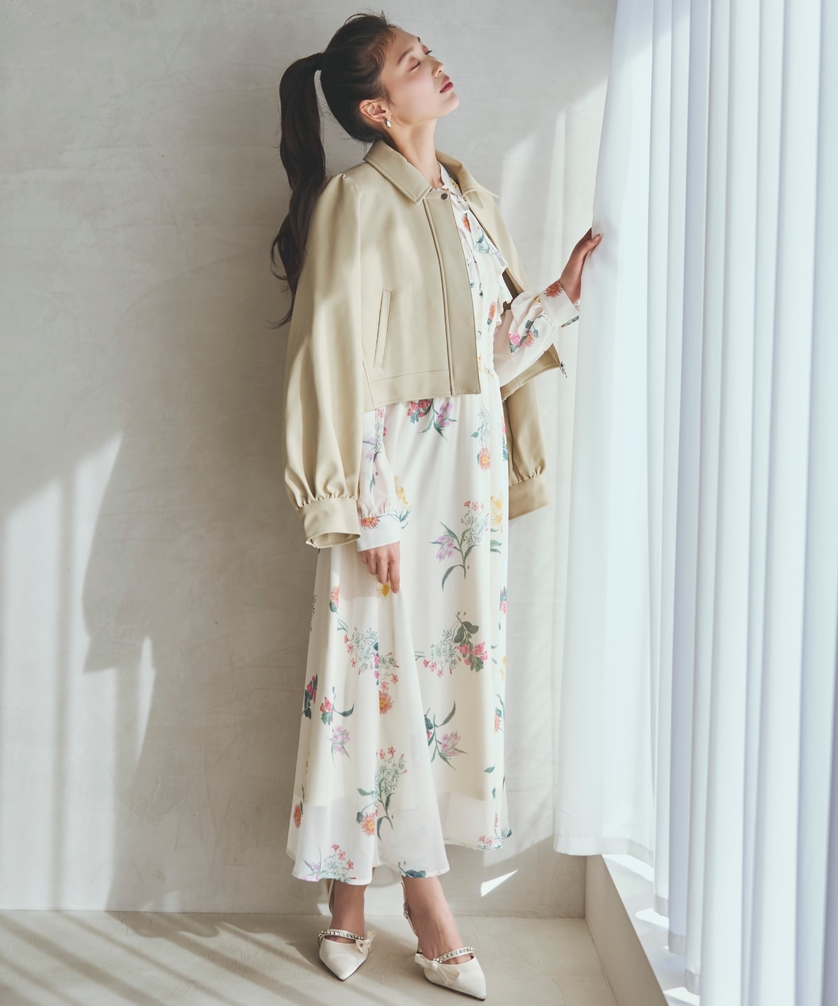 【先行予約受付中】フェイクレザーブルゾン