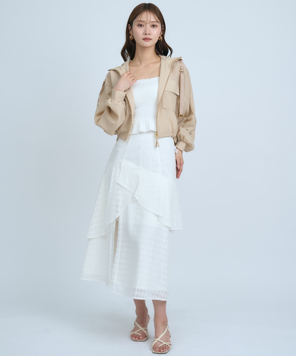 【先行予約受付中】シアーフーディーブルゾン