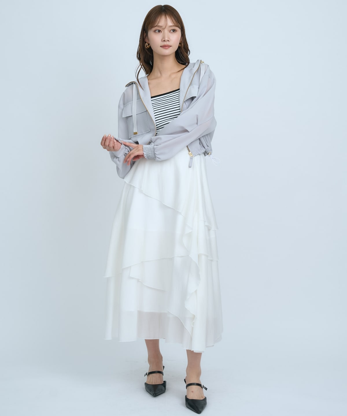 【先行予約受付中】シアーフーディーブルゾン