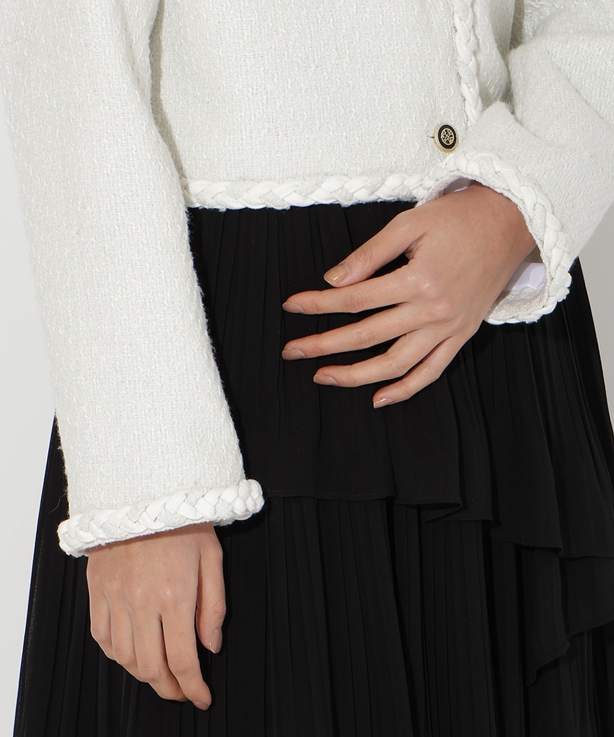 【先行予約受付中】デニムコンビツイードジャケット