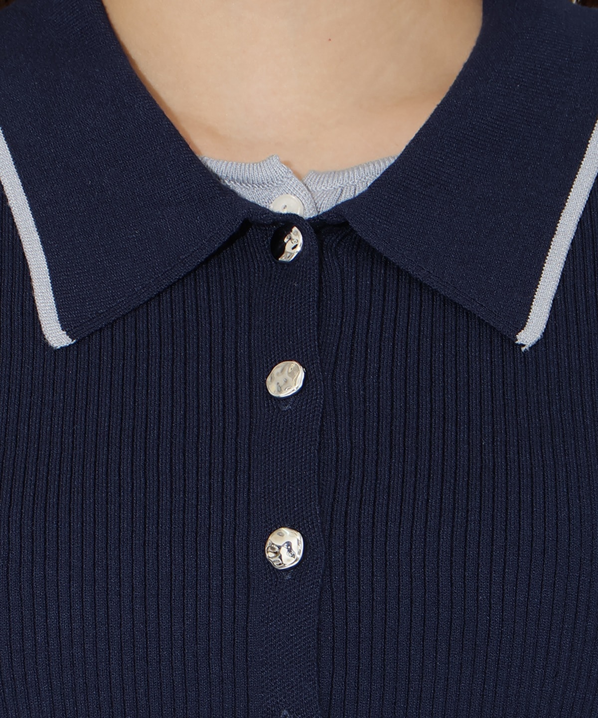 【先行予約受付中】襟付きレイヤード風カーディガン