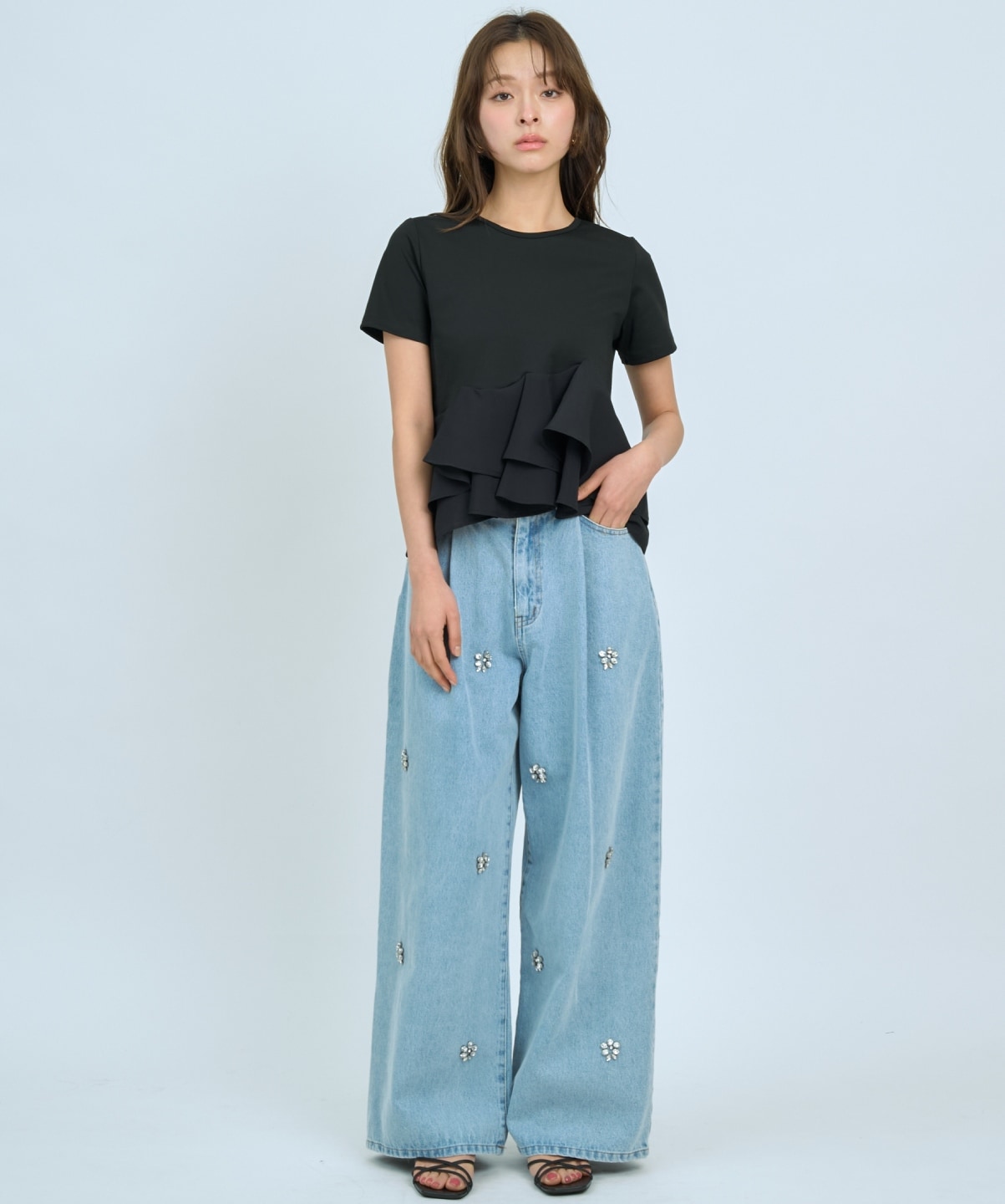 【先行予約受付中】ペプラムカットトップス