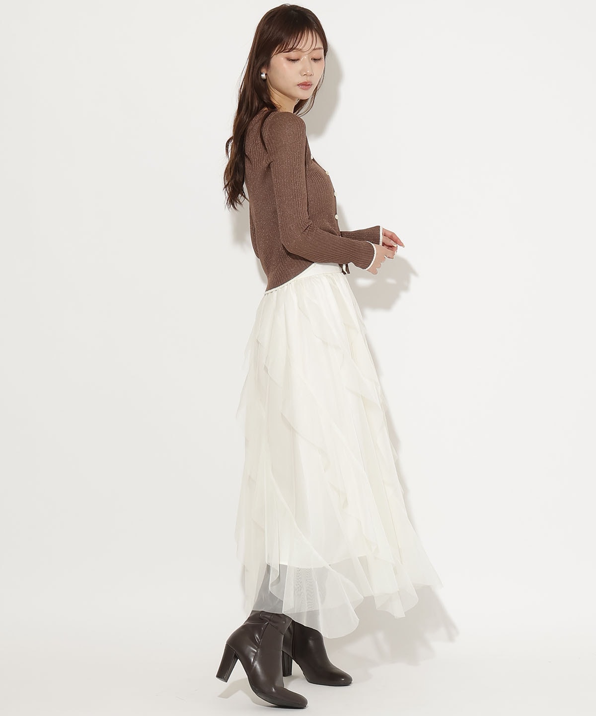 ラッフルフリルスカート