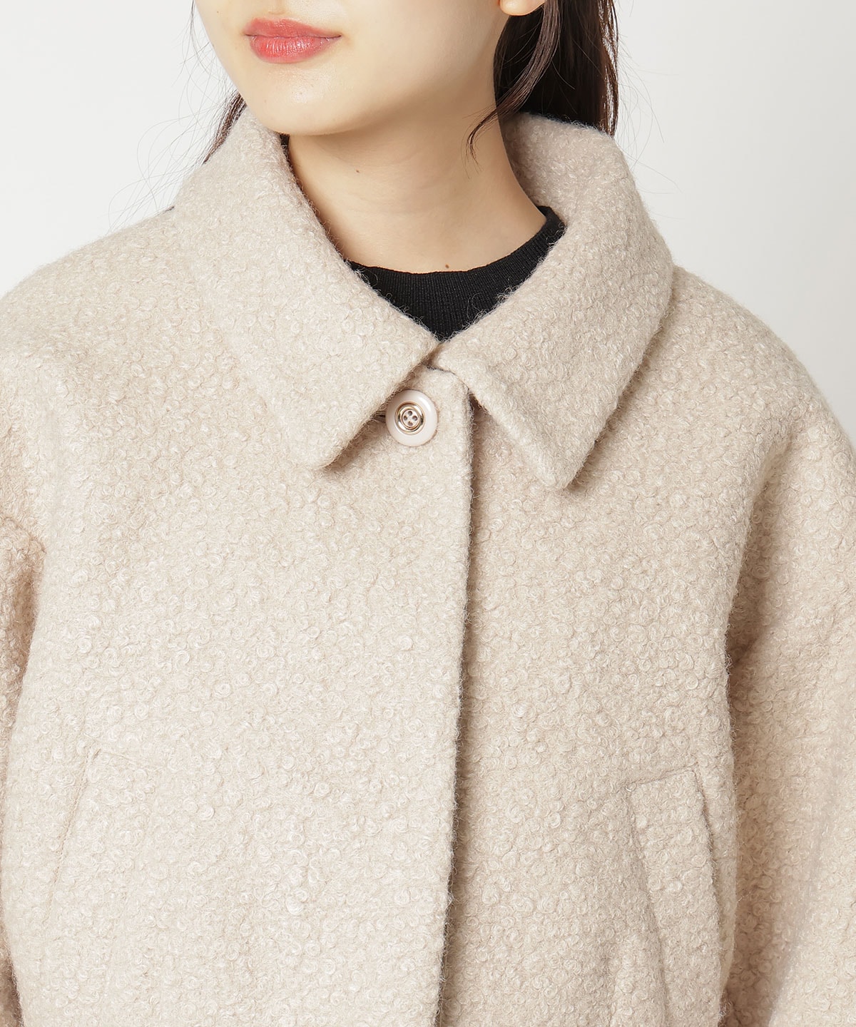 ブークレショートコート