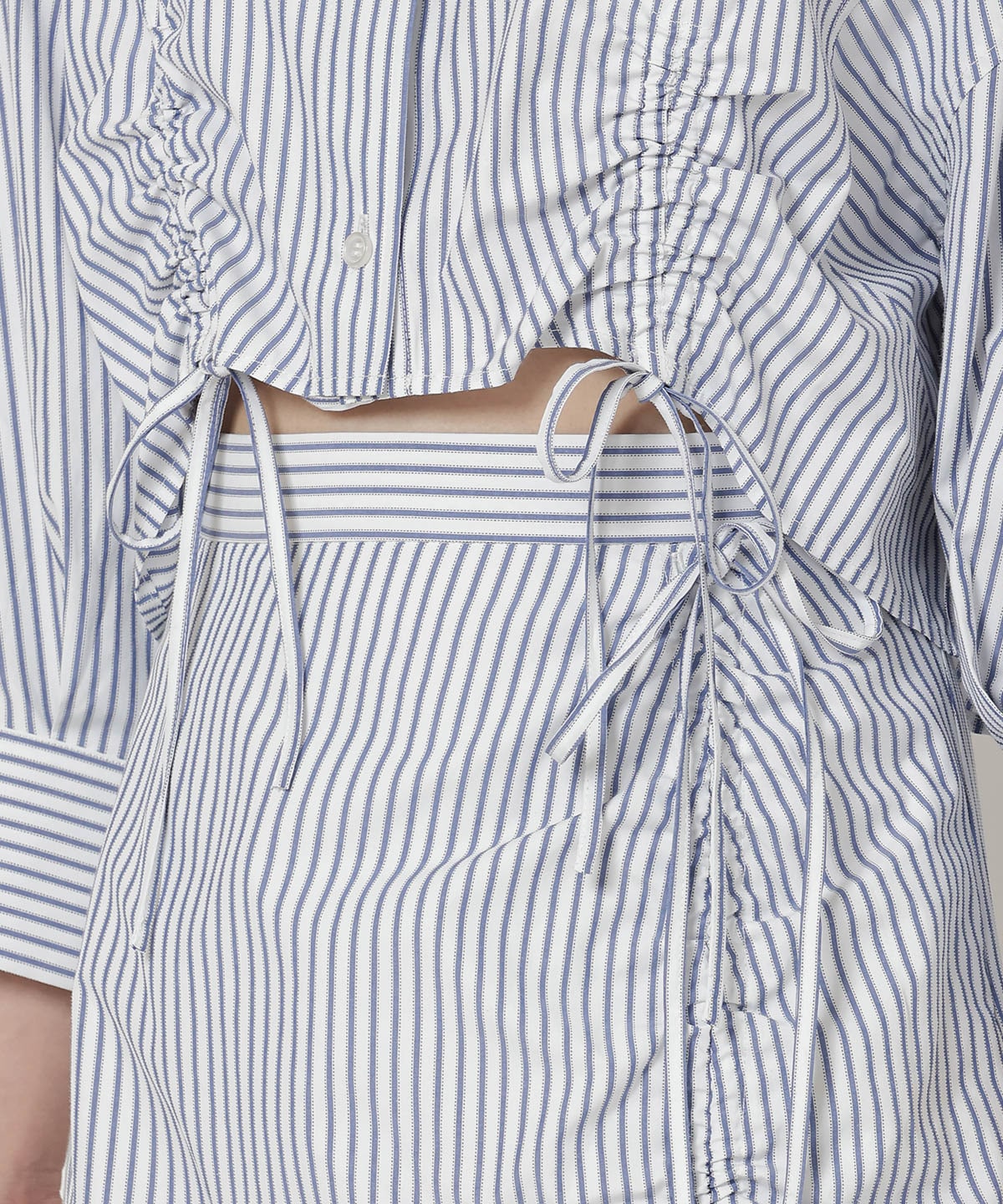 ストライプシャーリングスカート