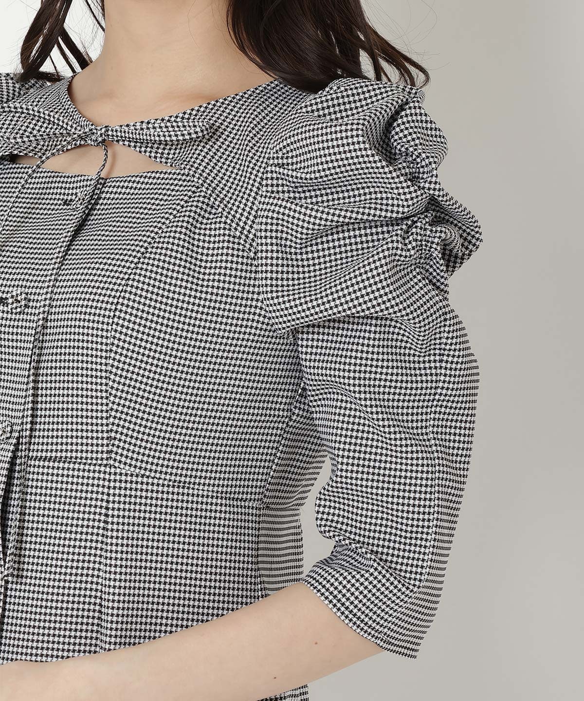 デコルテリボンあきマーメイドワンピース