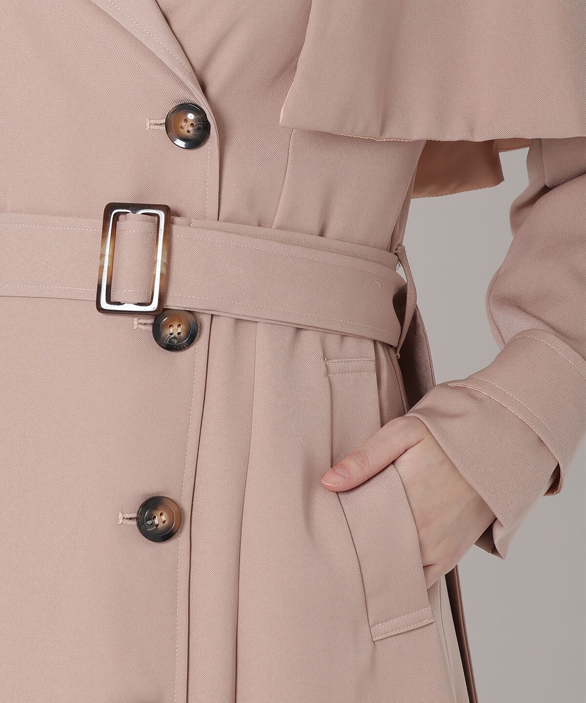 ケープトレンチコート